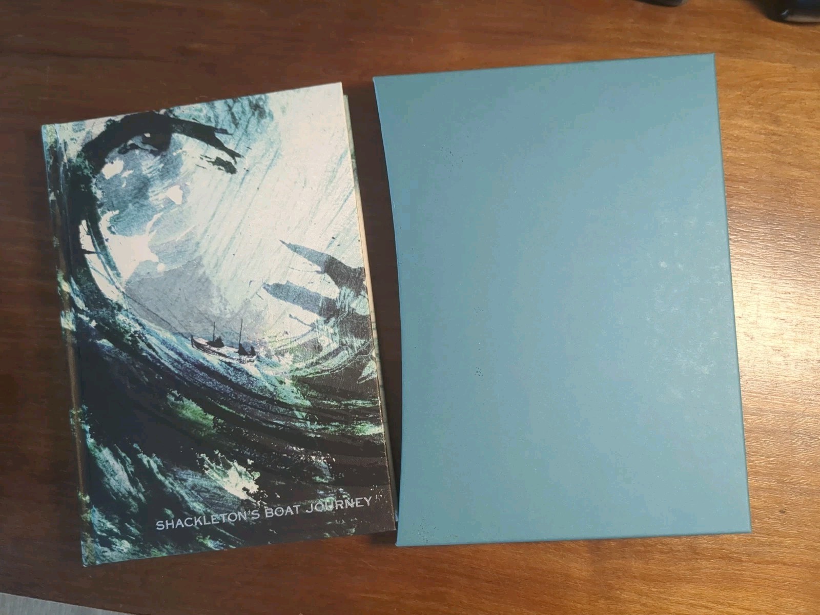 Shackletons boat journey, F.A. Worsley, Folio Society, 2015, HC Slipcase