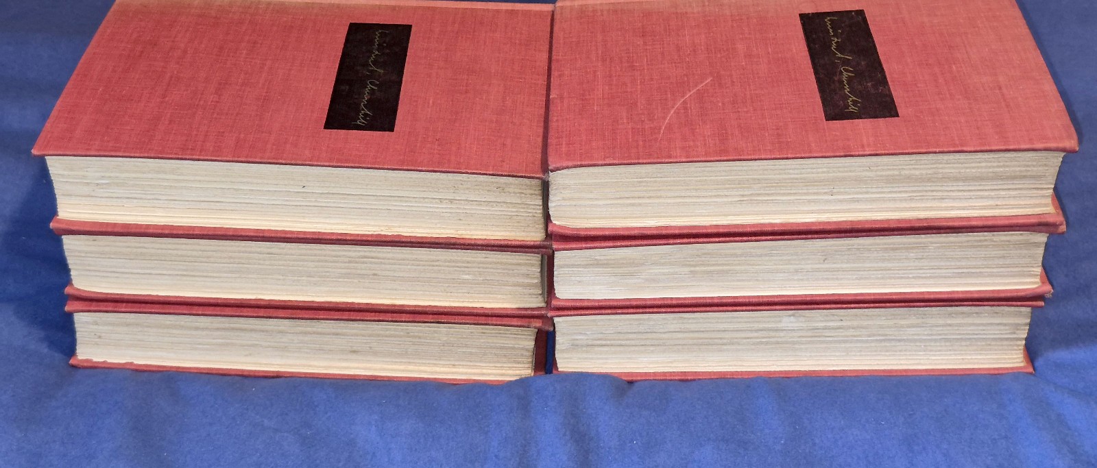 The Second World War by Winston S. Churchill – 6 Vol. set – Houghton Mifflin Co.