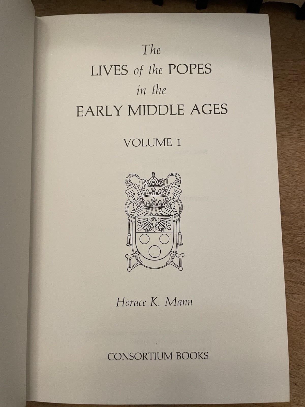 The Lives of the Popes in the Early Middle Ages Horace K. Mann Rare Complete Set