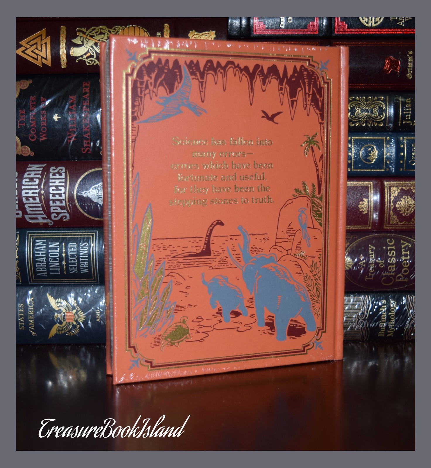 New Journey to the Center of the Earth by Jules Verne Sealed Leather Bound Gift