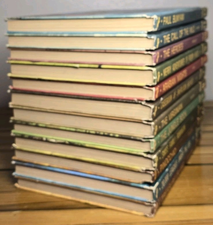 Vintage 1968 Educator Classic Library Complete 12 Volume Set Hardcover 1-12 Vtg