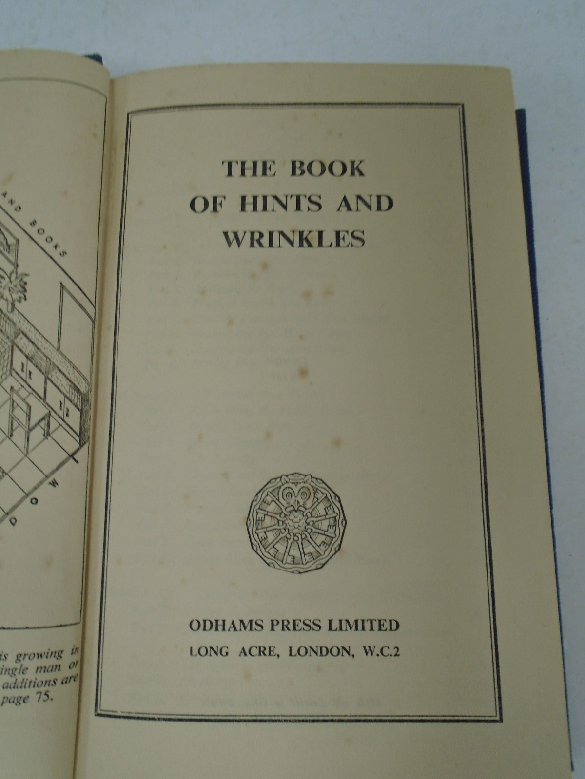 The Book of Hints and Wrinkles Vintage Odhams Press