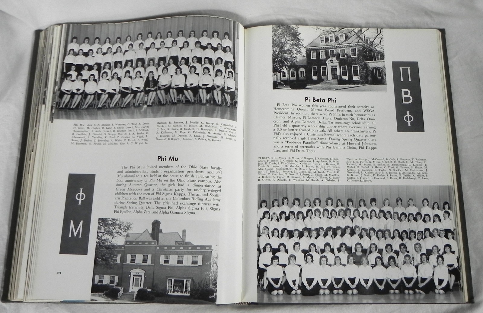 The Ohio State University “Makio” 1964 Yearbook, 480 Pages, Exc. Cond. Unsigned