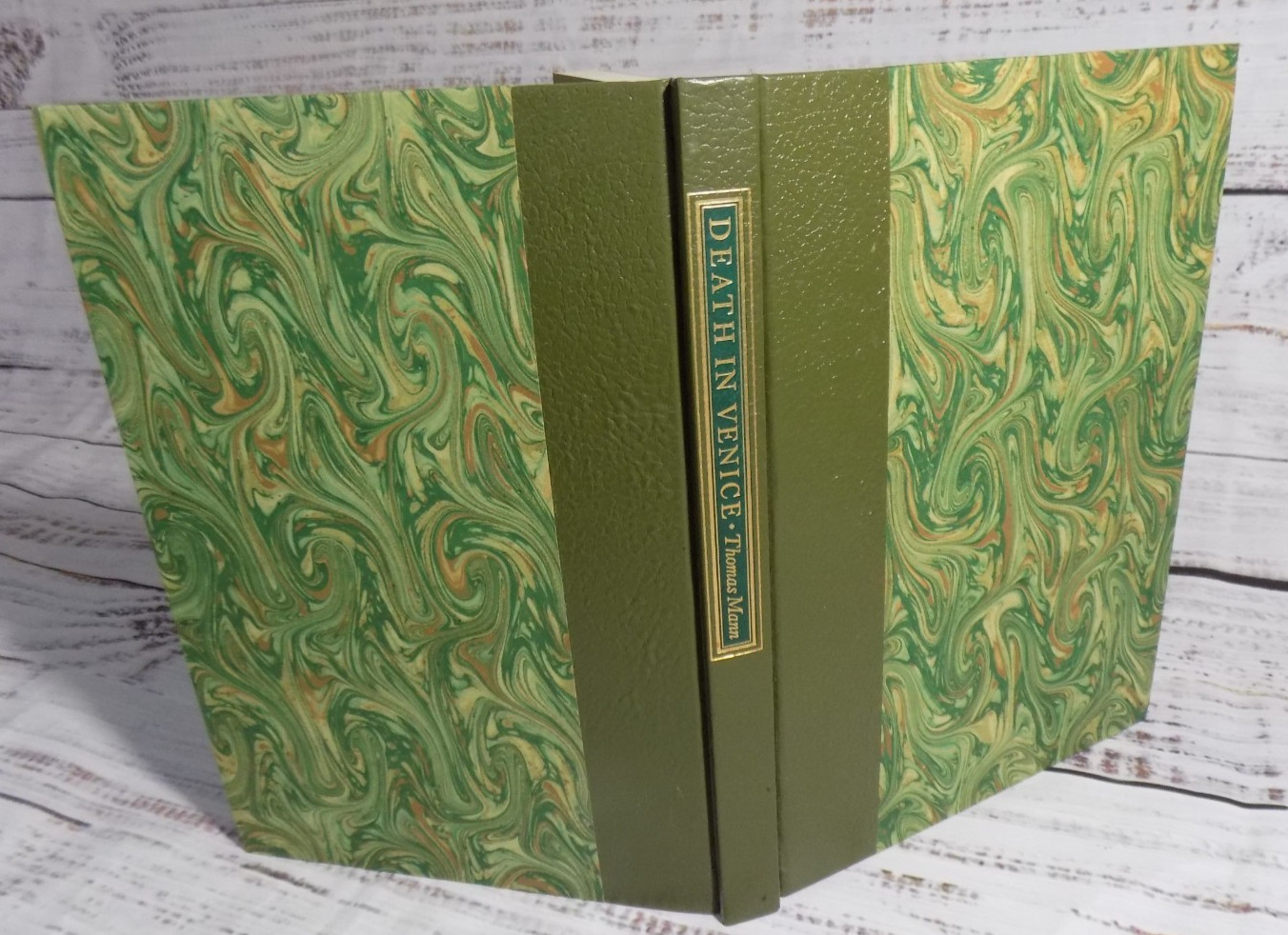 Death In Venice by Thomas Mann Heritage Club Hardcover 1972 Slipcase+ Sandglass