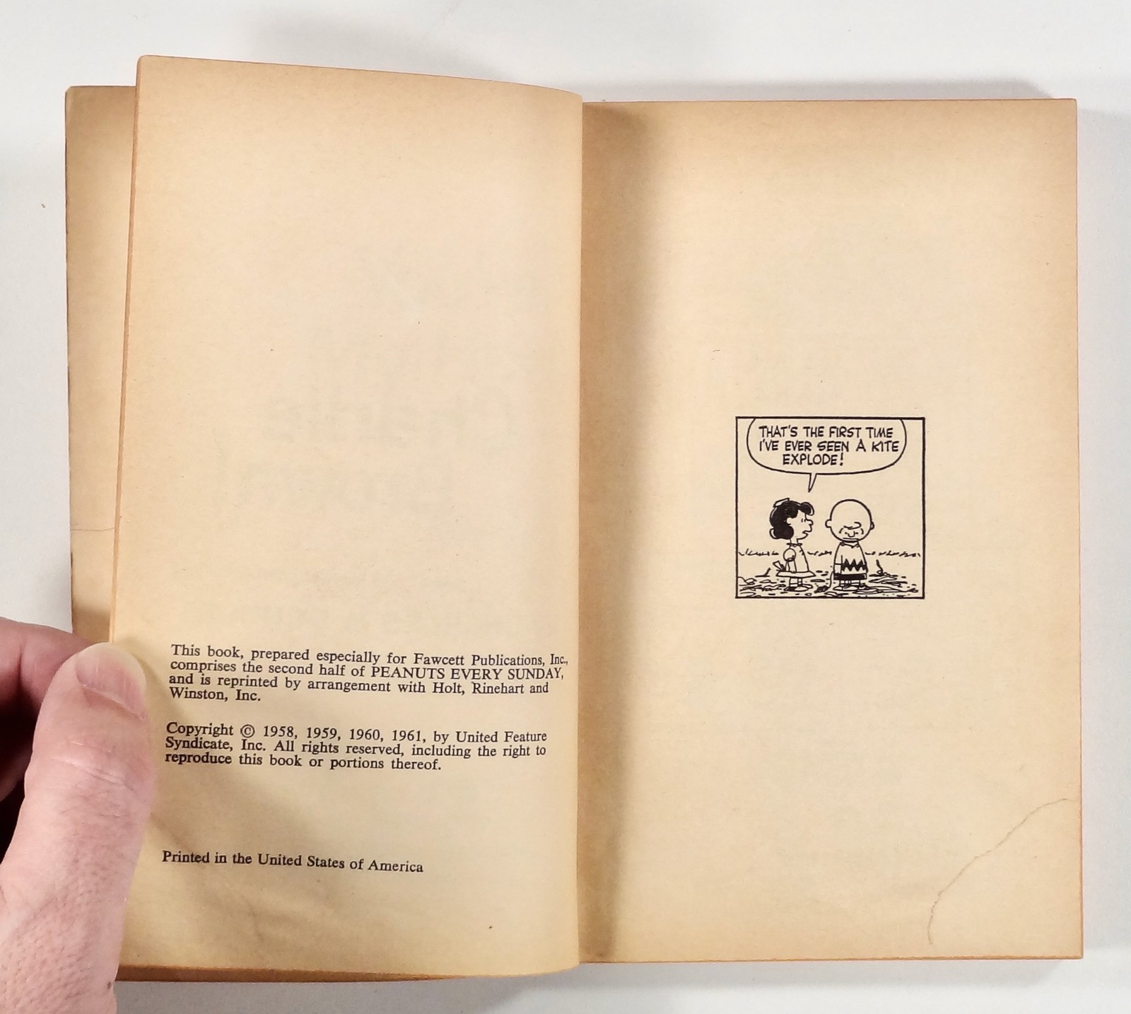 1970s Schulz YOU’RE MY HERO, CHARLIE BROWN! Fawcett Crest pb #D1147 Peanuts
