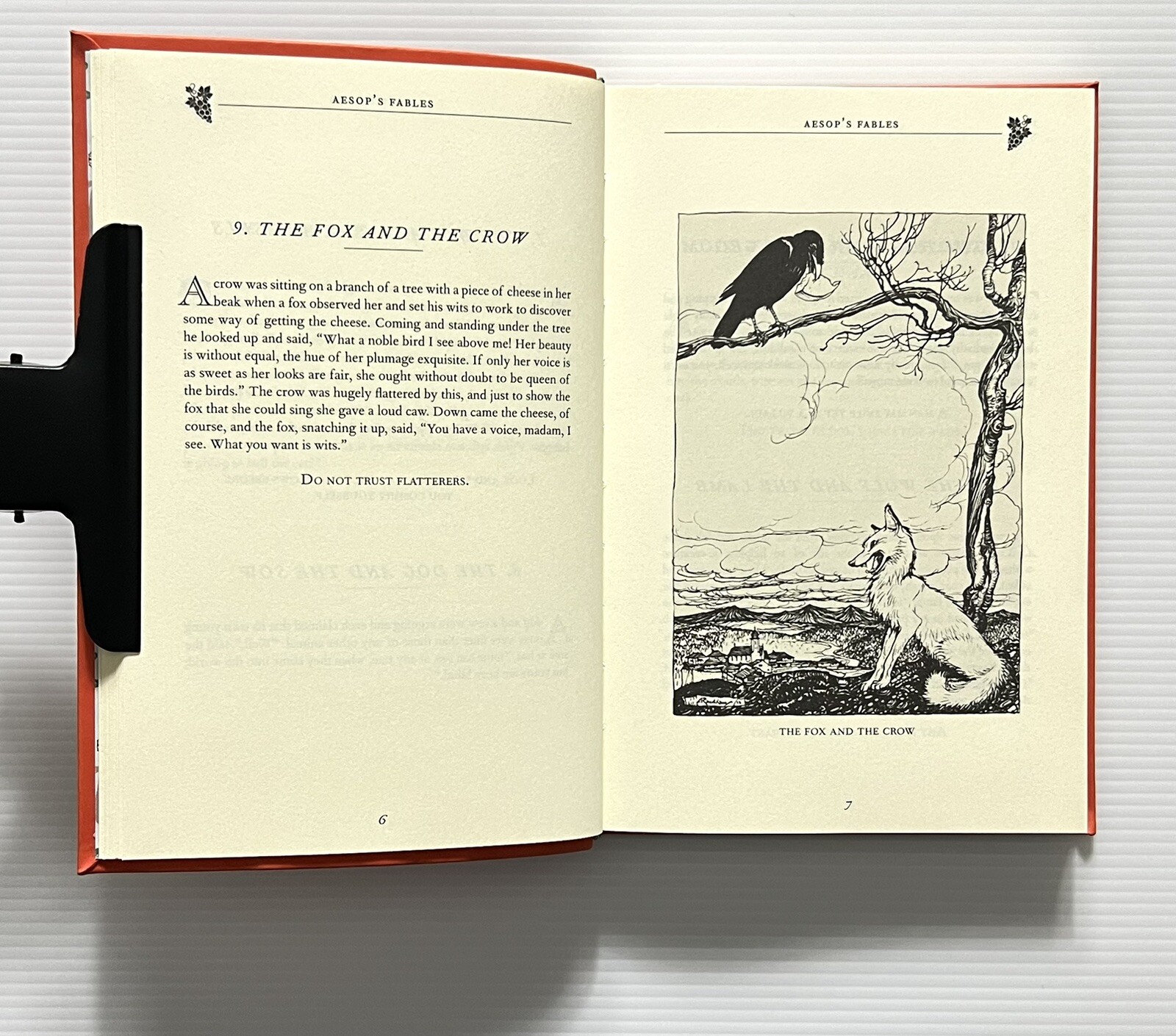 Aesop’s Fables Illustrated by Rackham Word Cloud Classics Faux Leather 2013