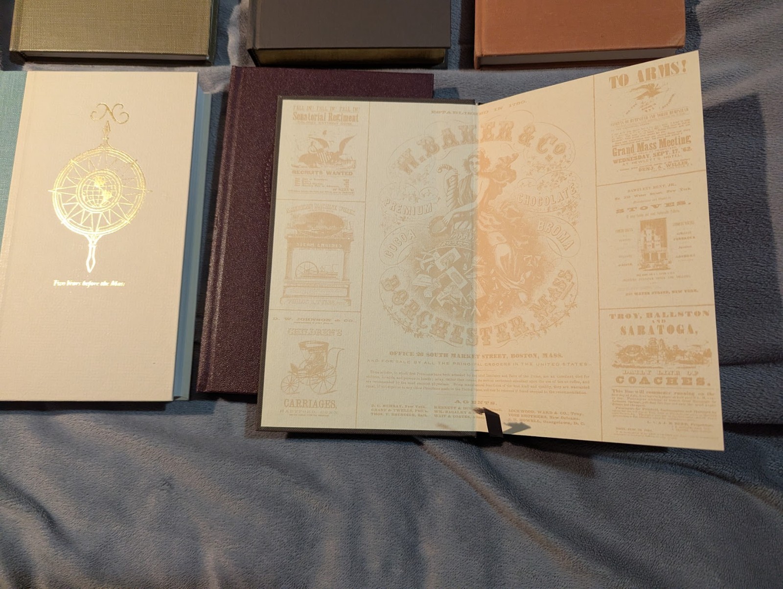 Lot of 7 Westvaco Limited Edition Christmas Books Good to Very Good