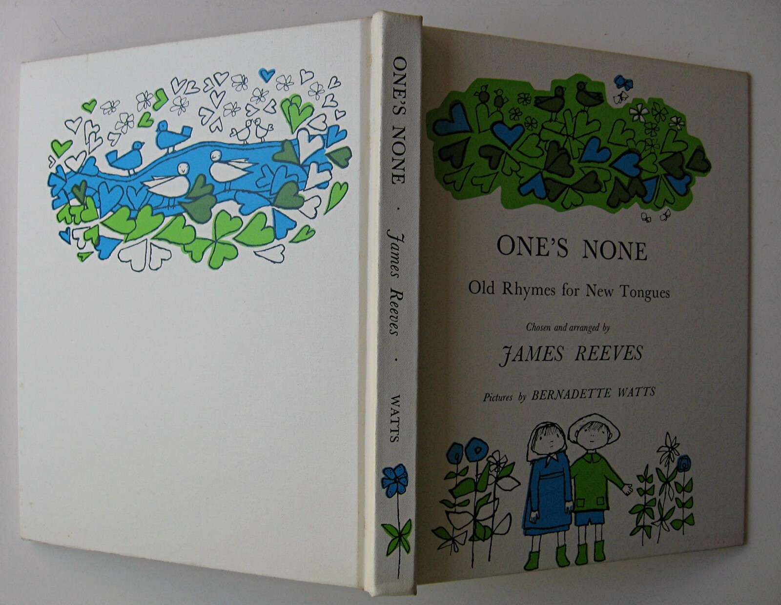 ONE’S NONE Old Rhymes for New Tongues James Reeves ILLUS B. Watts 1969 HC DJ – 9