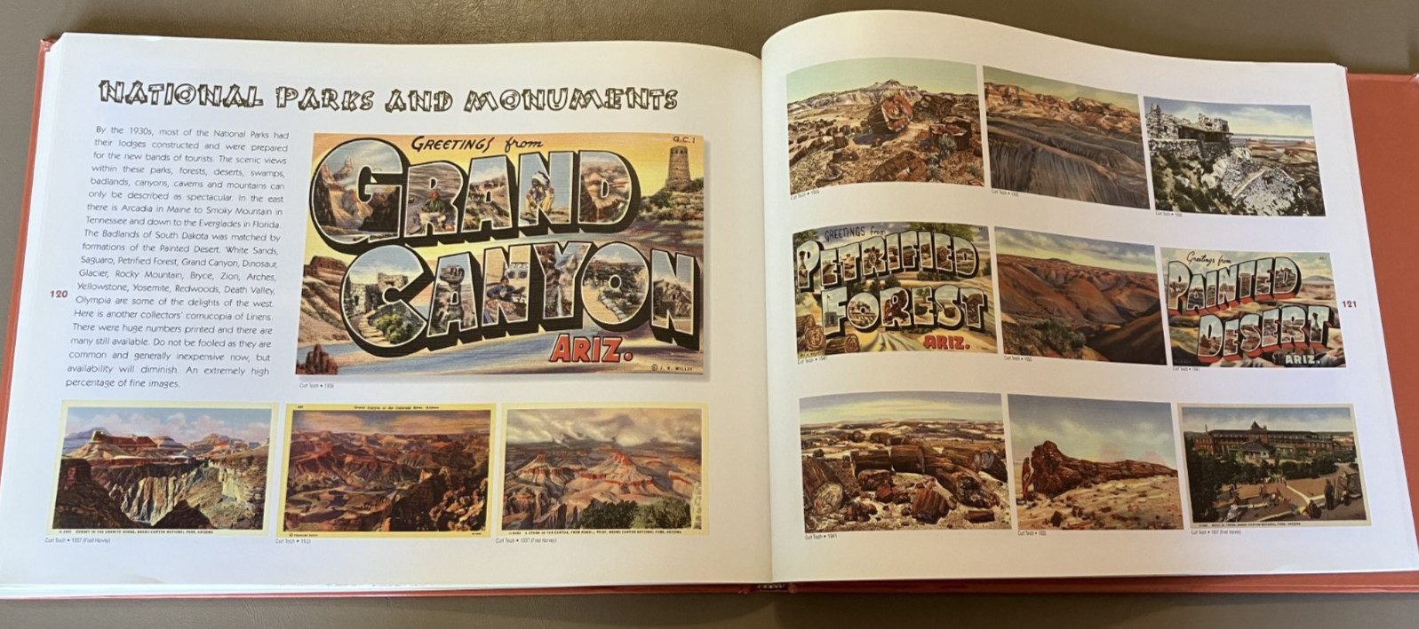 Linen Postcards Images of the American Dream, Mark Werther/Lorenzo Mott HC 2002