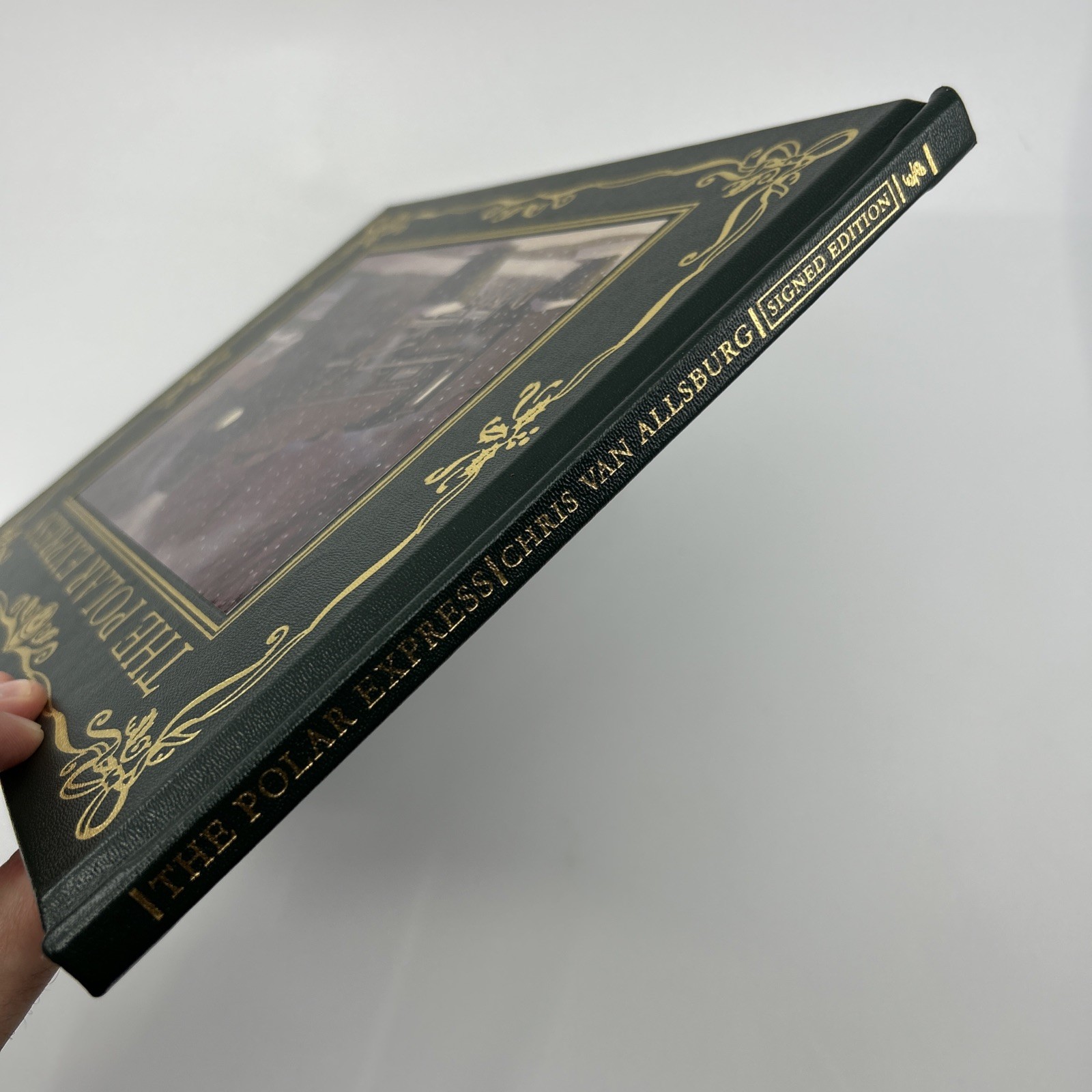 EASTON PRESS The Polar Express Chris van Allsburg SIGNED Leather Illustrated CD