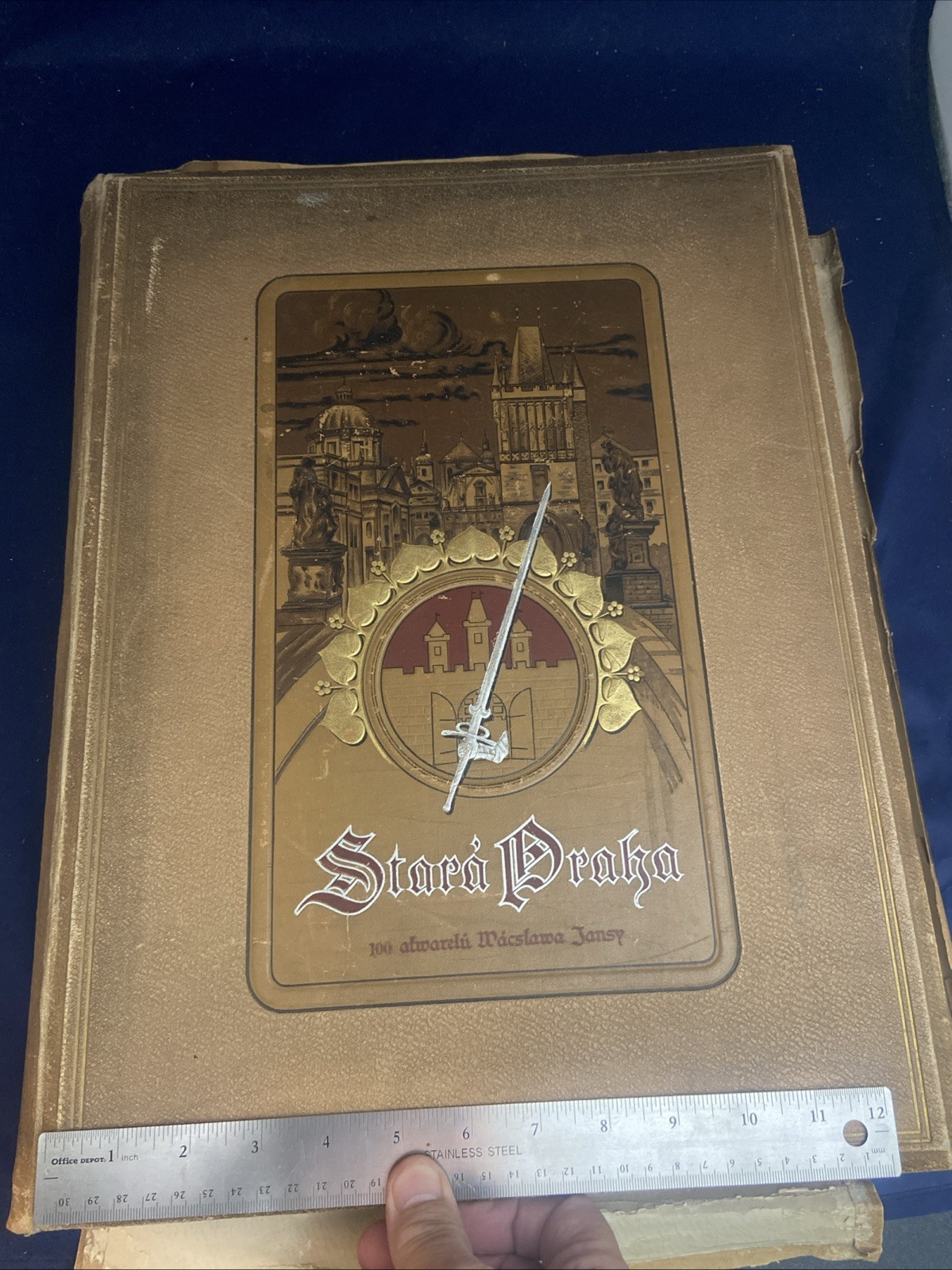 Portfolio Of 100 Watercolors Of Old Prague Czechoslovakia By Vaclava Jansy
