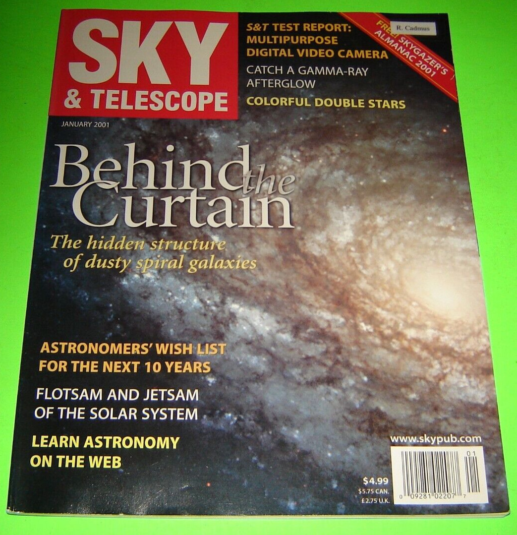 Sky & Telescope Magazine January 2001 -Hidden structure of Dusty Spiral Galaxies