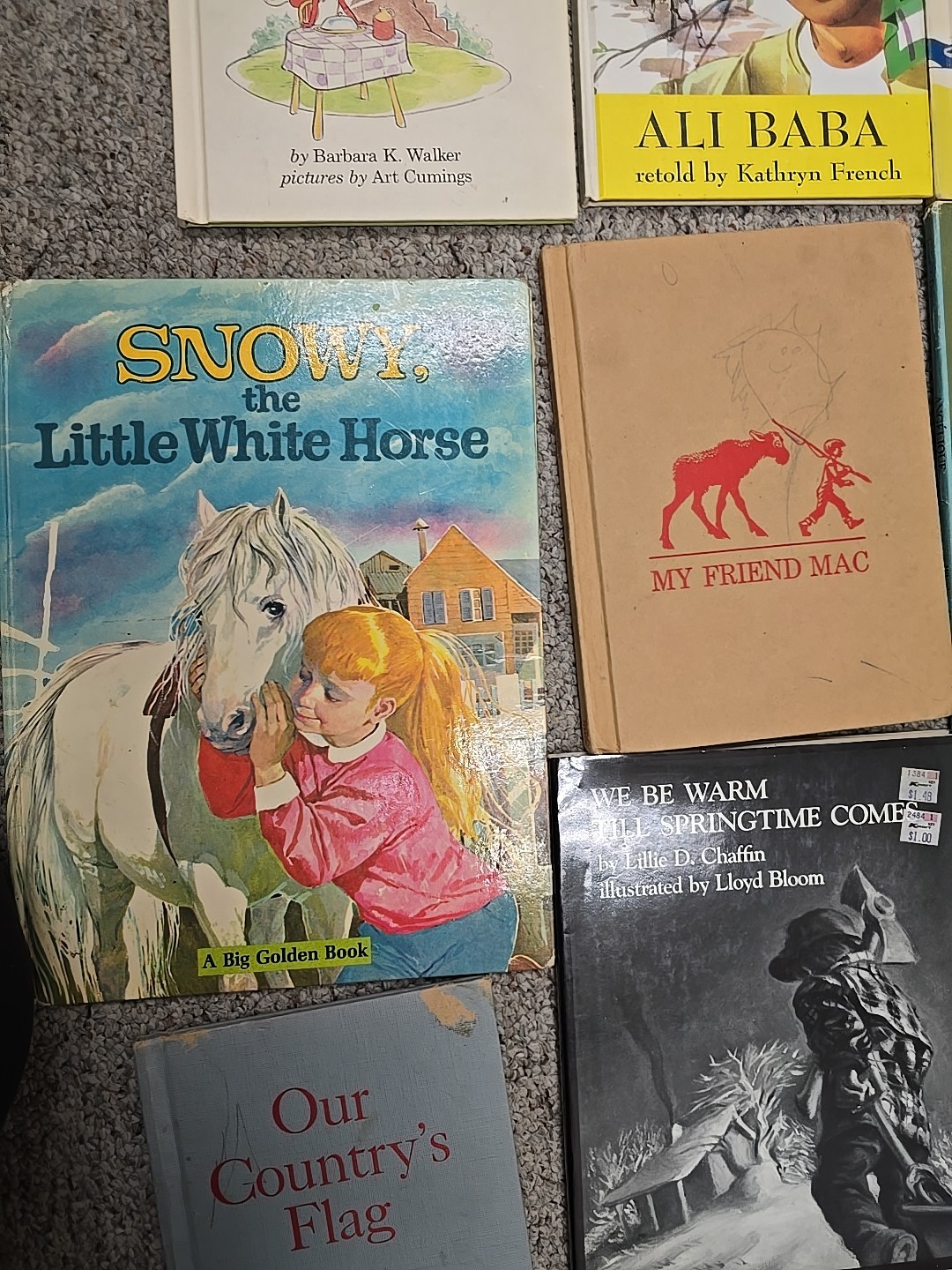 Lot of 12 Vintage Mixed Authors Read Along Hardcover Toddler Children’s Books