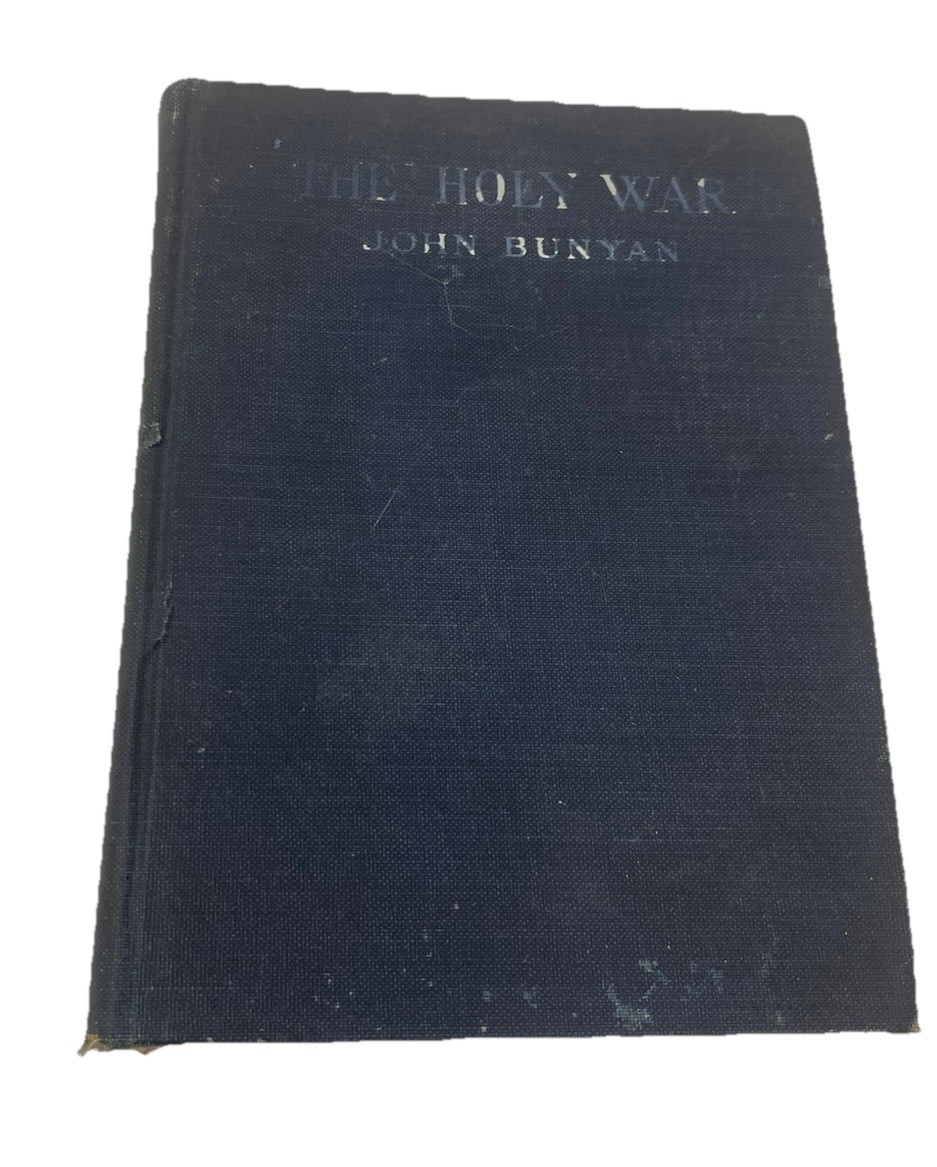 The Holy War by John Bunyan 1910 The Christian Herald Antique Hardcover Book