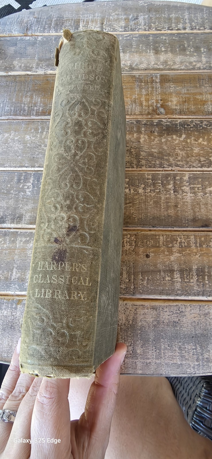 1855 1st Ed Print The Works of Virgil Harper’s Classical Library Series