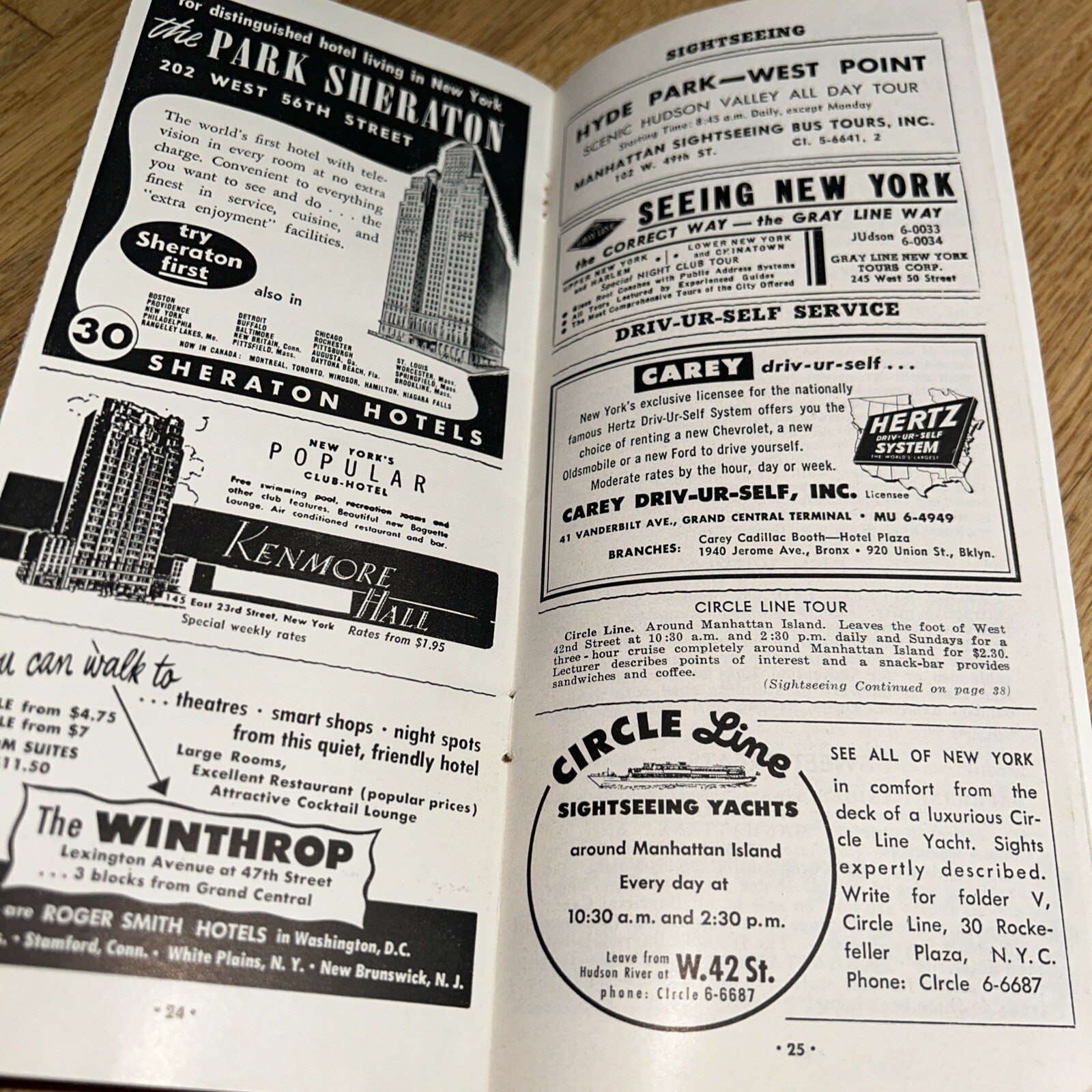 May 1950 THE NEW YORK VISITOR NY Guide NEW YORK CENTRAL SYSTEM RR – CENTRAL PARK