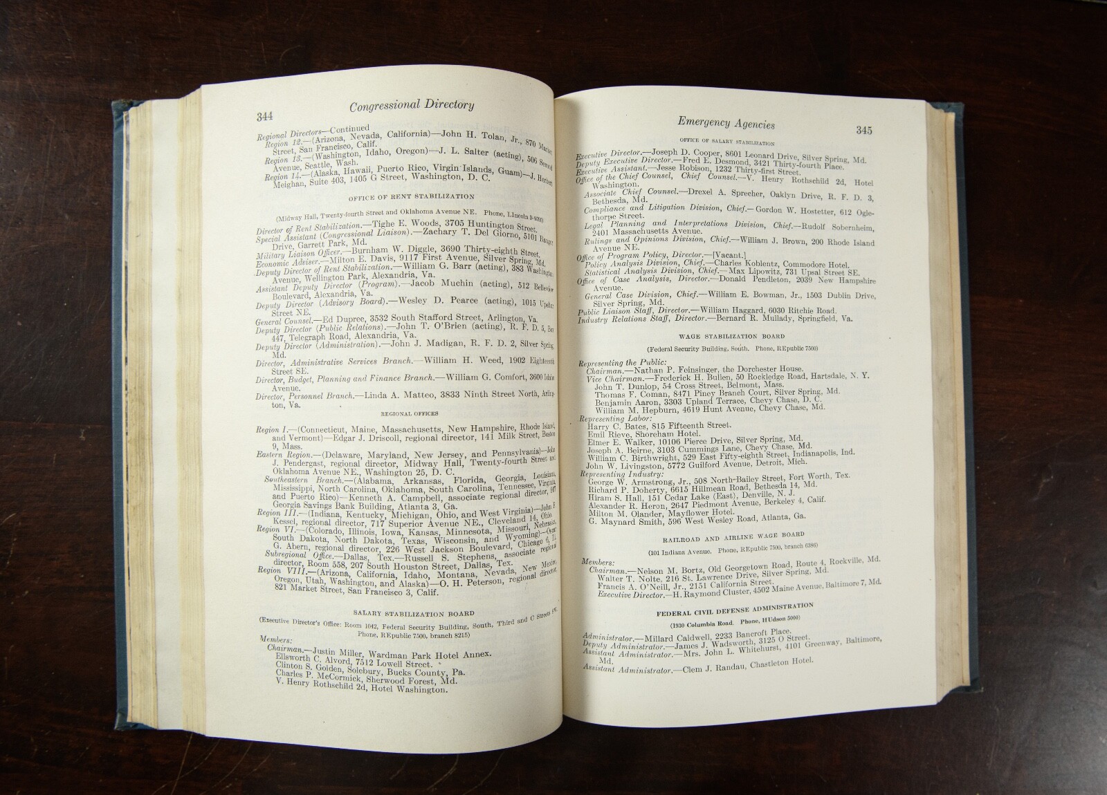 Official Congressional Directory – January 1952 – 82nd Congress – HB