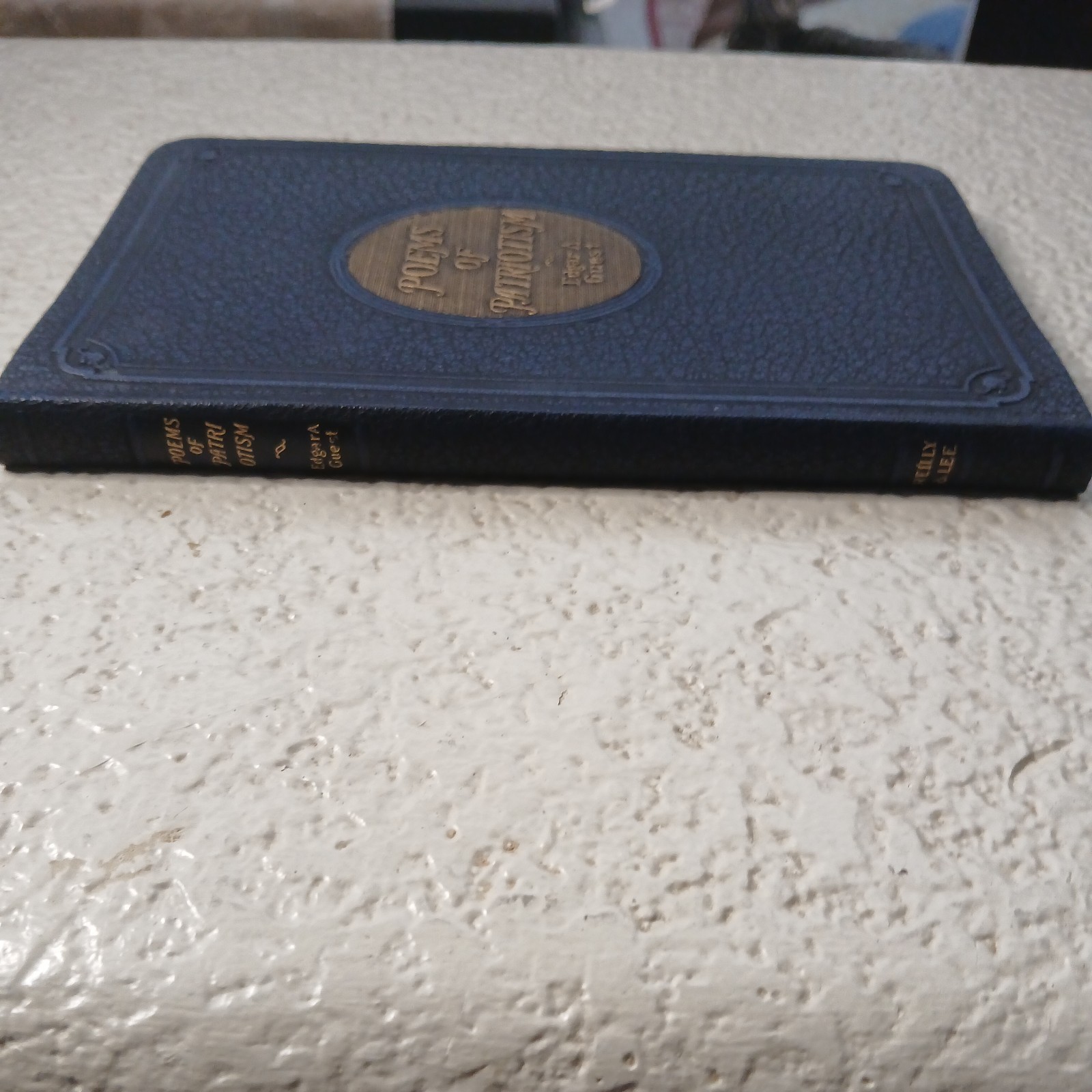 POEMS OF PATRIOTISM by Edgar A. Guest – 1922 luxury edition. Flawless in box.