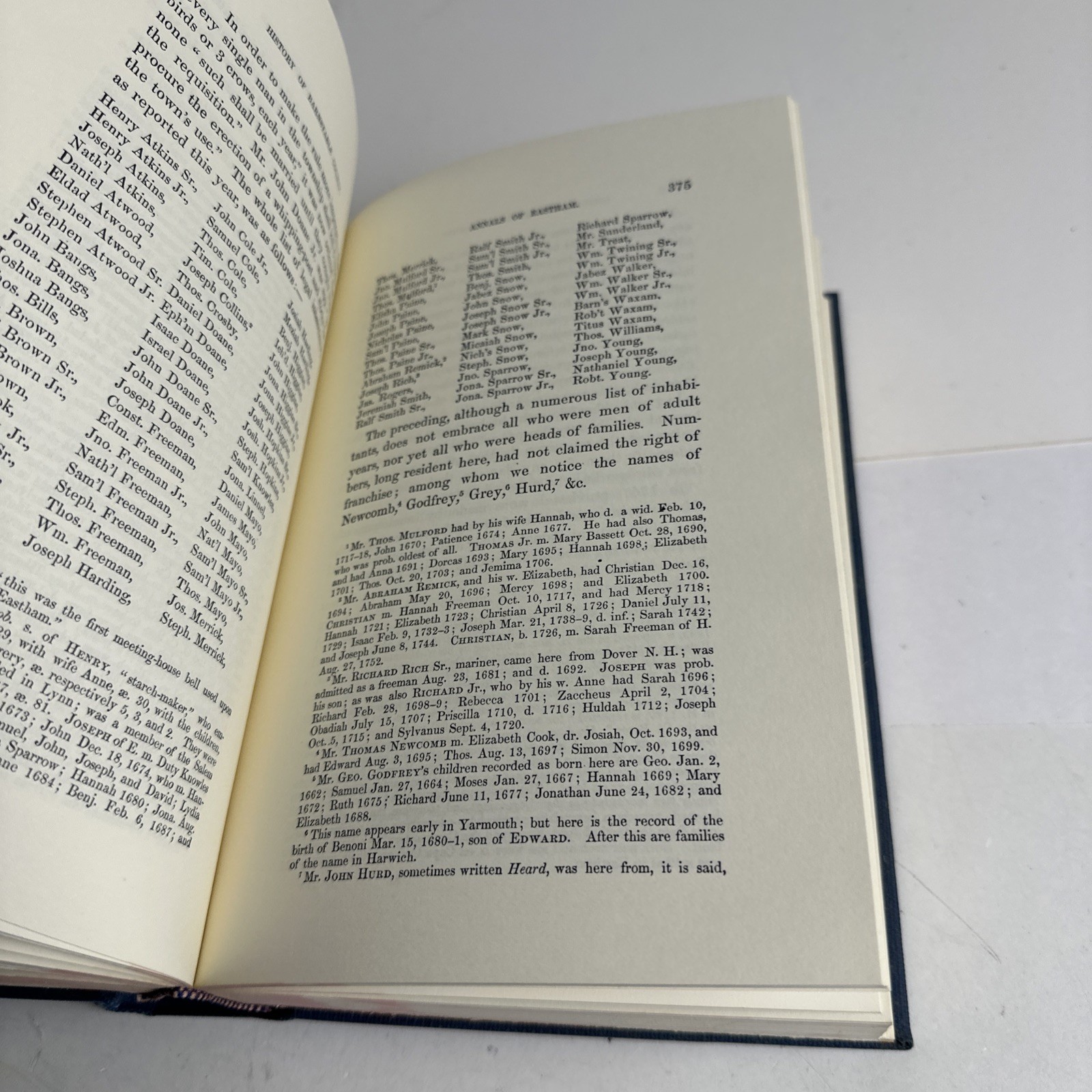 The History Of Cape Cod by Freeman Numbered 1965 Edition 1858 2 Volumes + Box