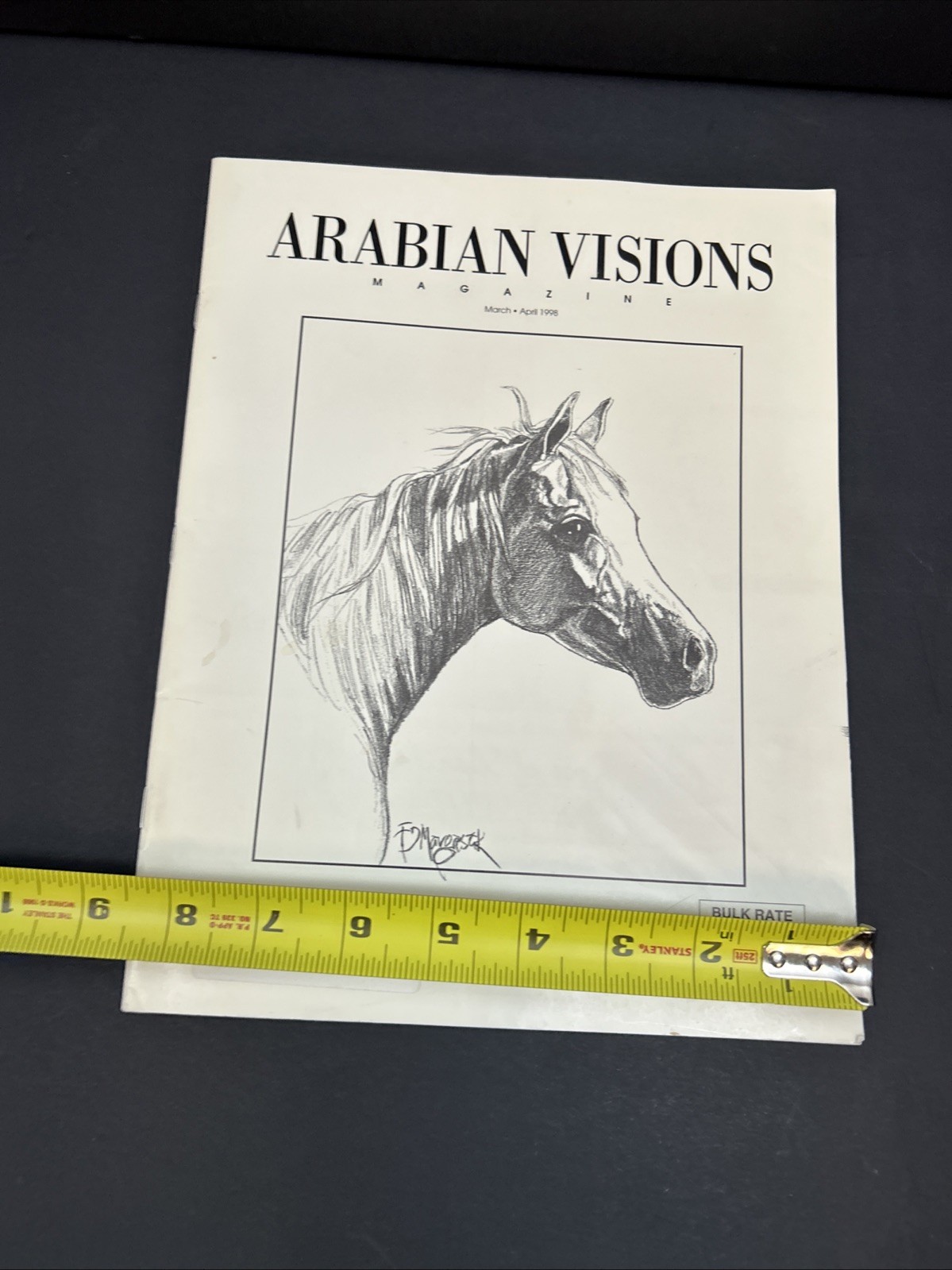 Arabian Visions Magazine Horse March – April 1998 Vintage
