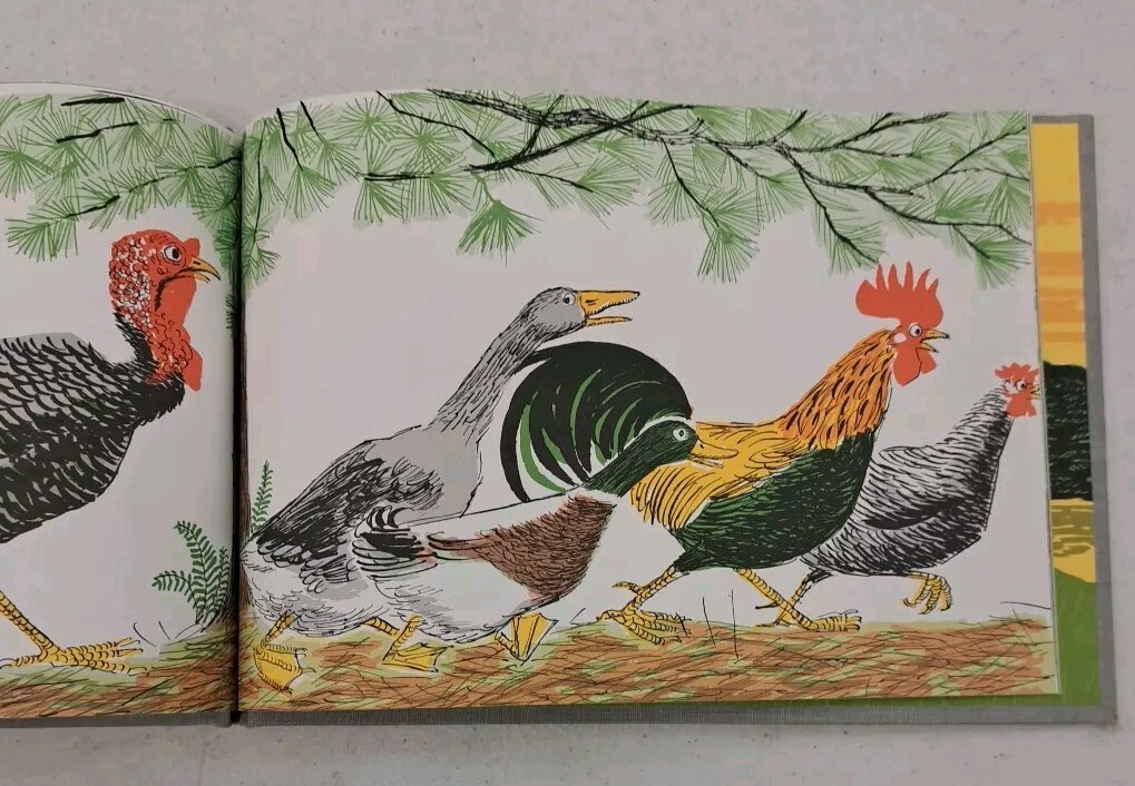 VINTAGE 1968 Clarion Books Edition-Henny Penny by Paul Galdone