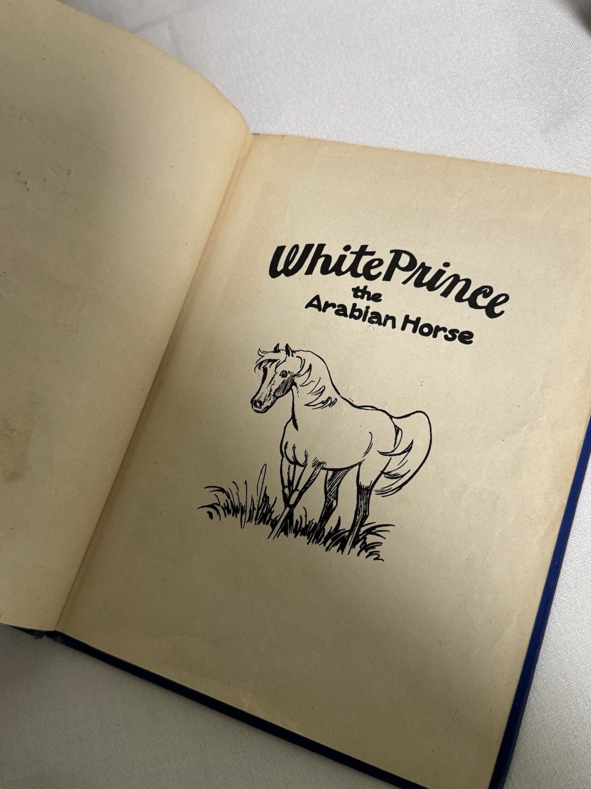 White Prince The Arabian Horse by Sanford Tousey Hardback, 1945 Edition