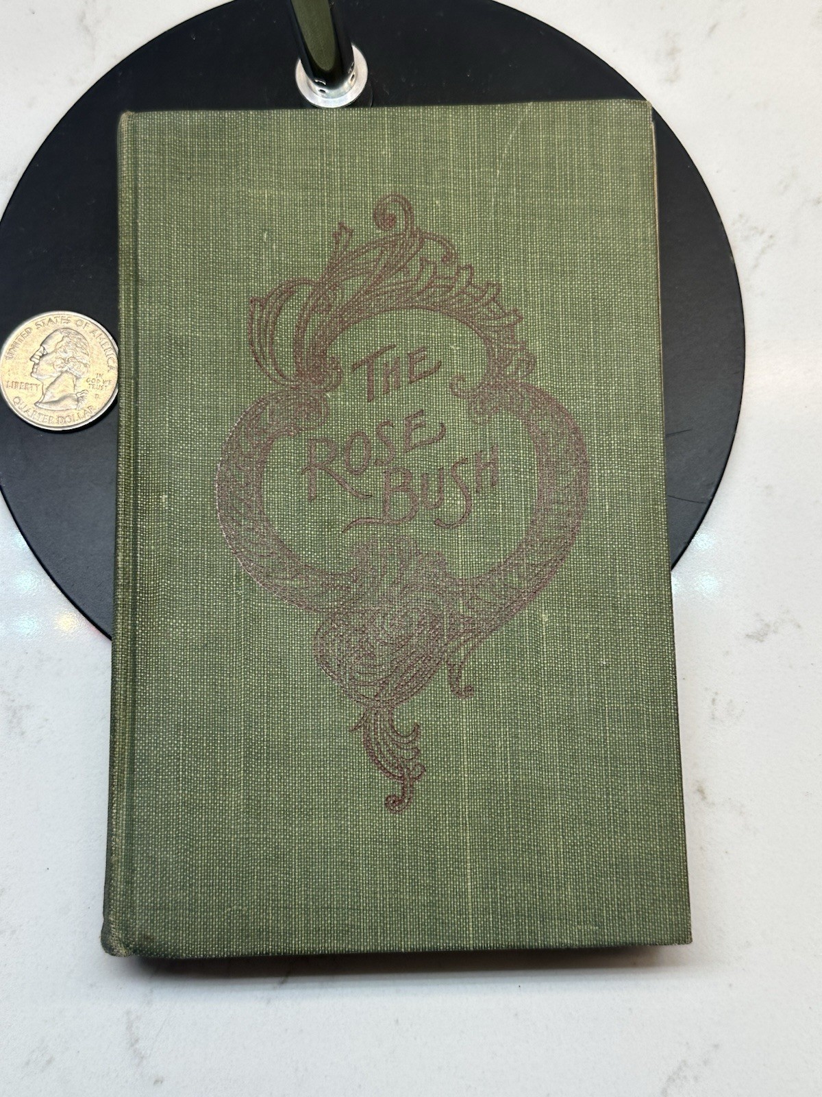 Antique 1898 The Rose Bush HC Book Canon Schmid Benzinger Brothers