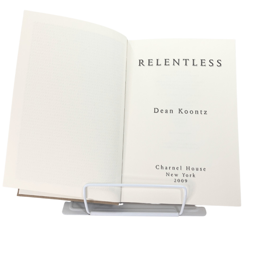 Relentless by Dean Koontz, Signed Limited Edition #17/250 cc., 2009