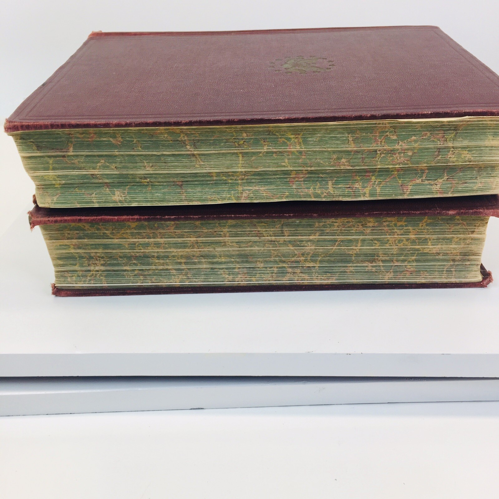 Bookshelf Decor 1948 Funk & Wagnall New Practical Standard Dictionary Vol 1 & 2