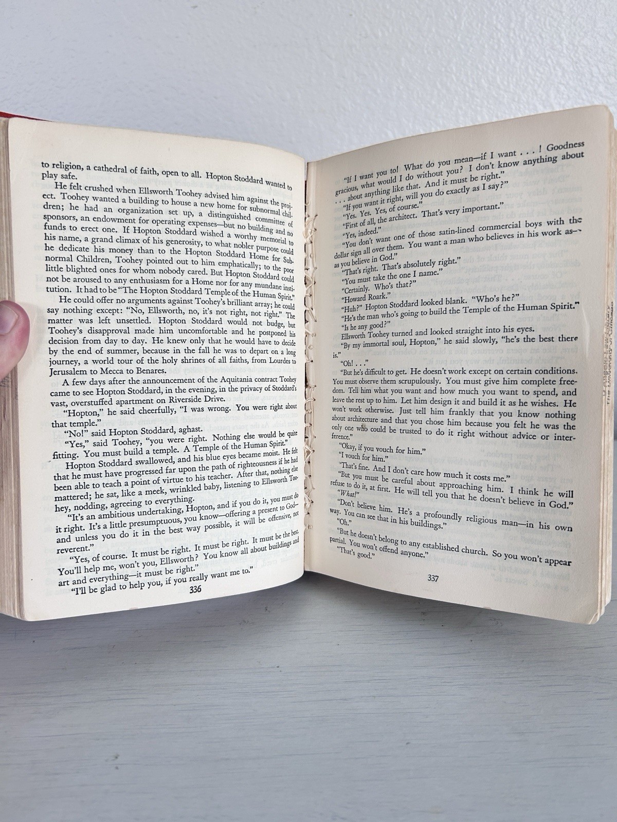 Vintage 1943 Edition of “The Fountainhead” by Ayn Rand