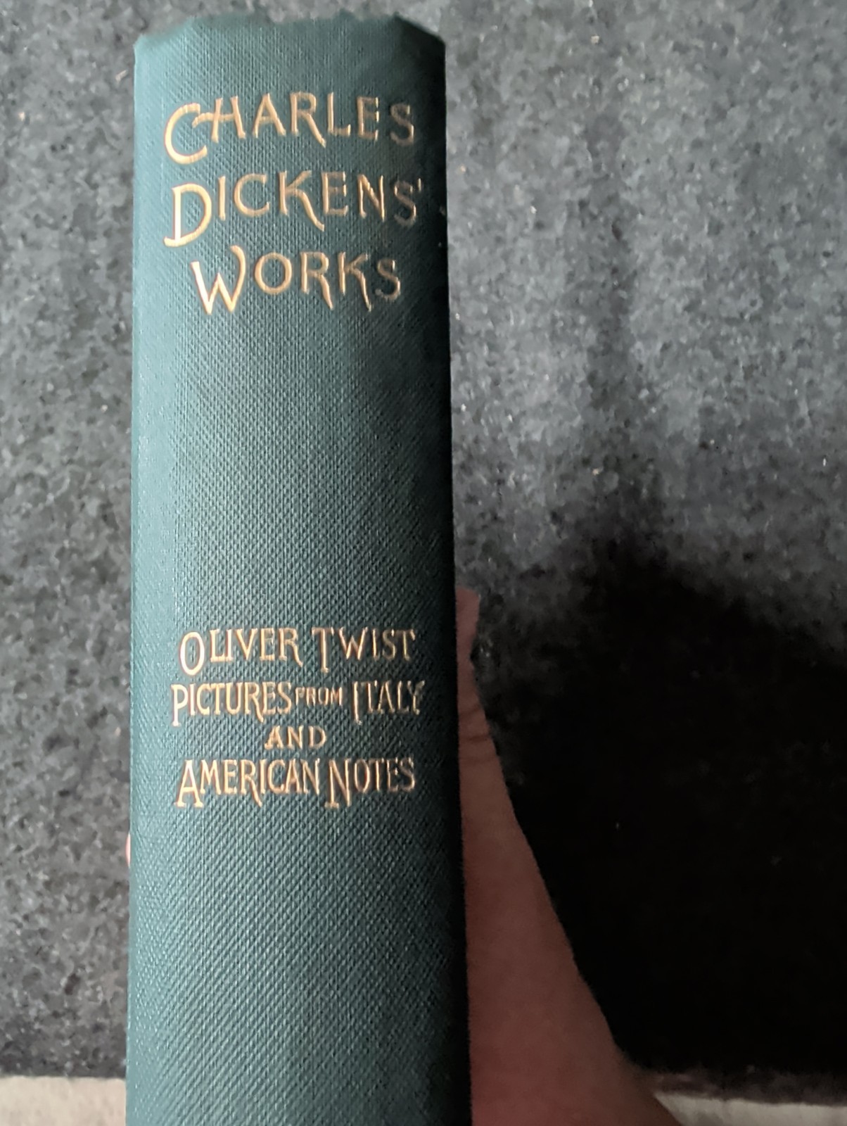Complete Set of Charles Dickens Works, 1890s Hovendon Company