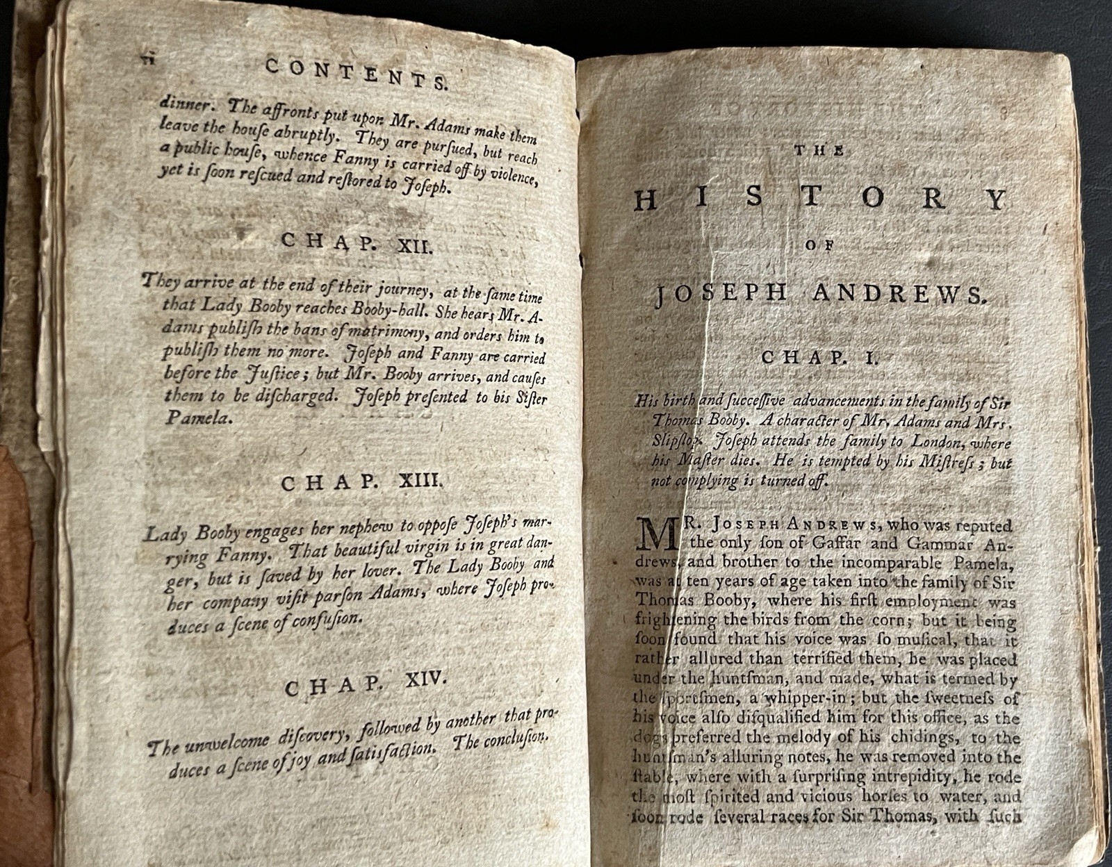The History Of The Adventures of Joseph Andrews 1784 Henry Fielding Leather