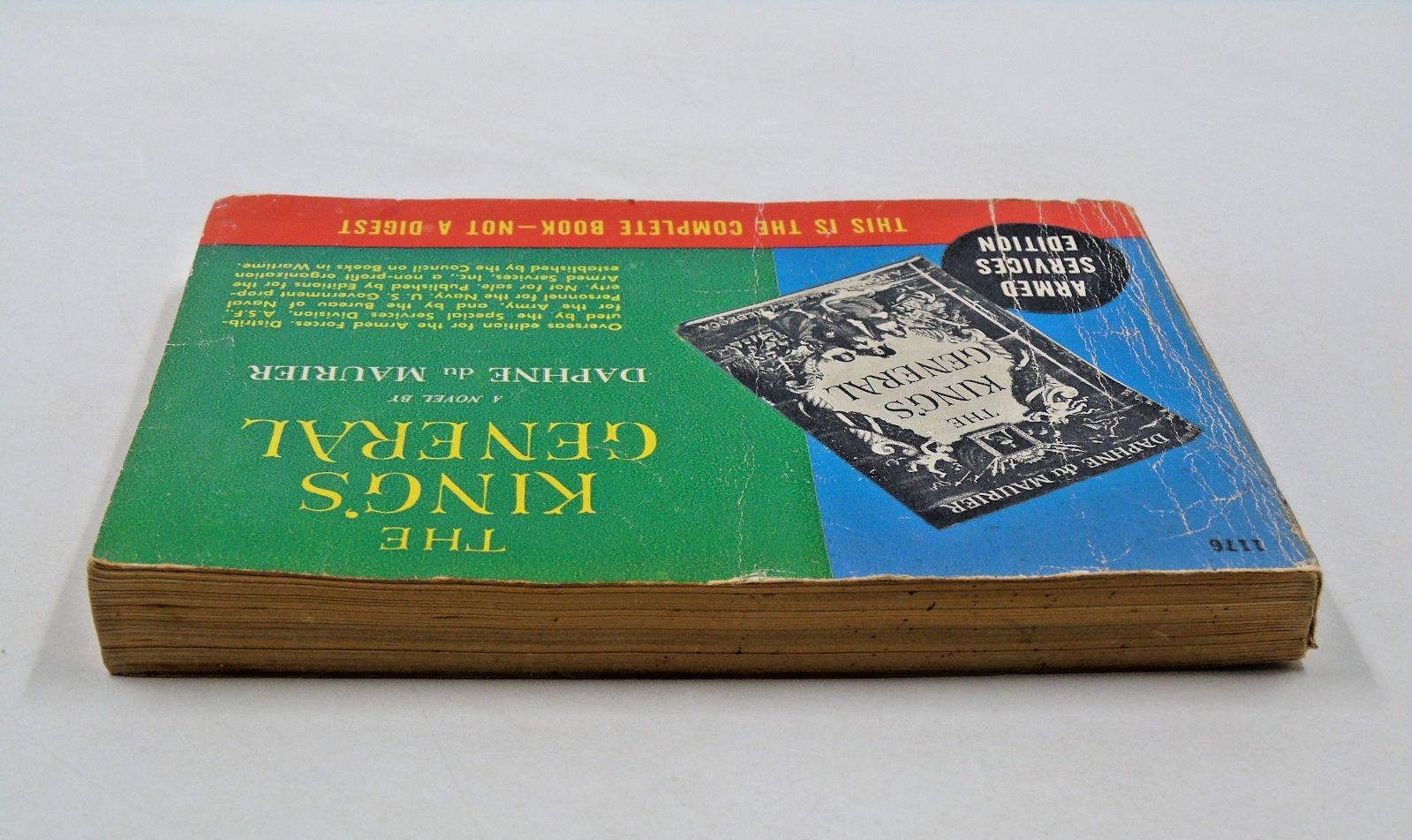 Vintage The King’s General 1946 By Daphne du Maurier Armed Services Edition Book