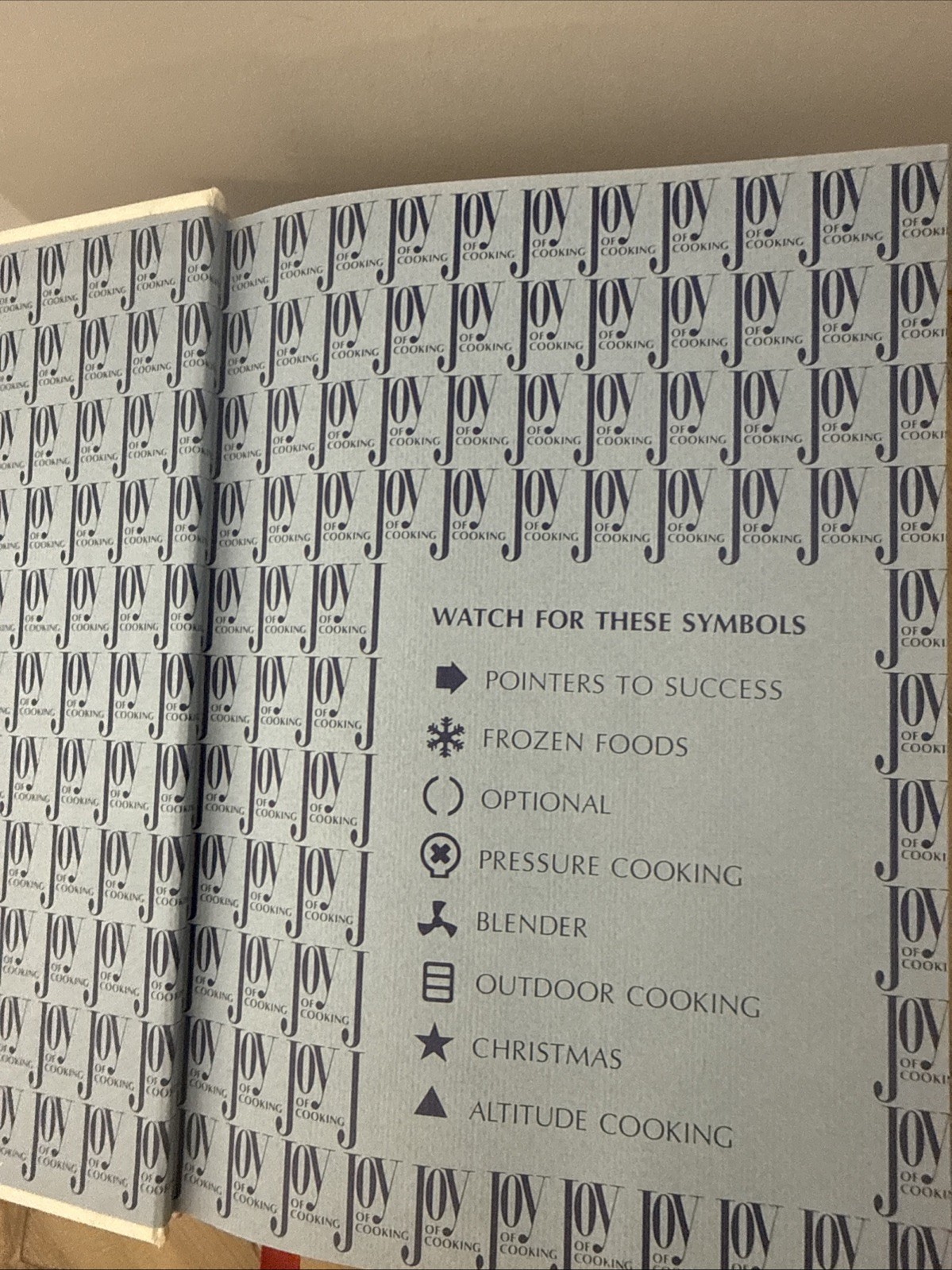 Joy of Cooking 1975 Edition – Rare White & Gold – Original Red Ribbons Intact