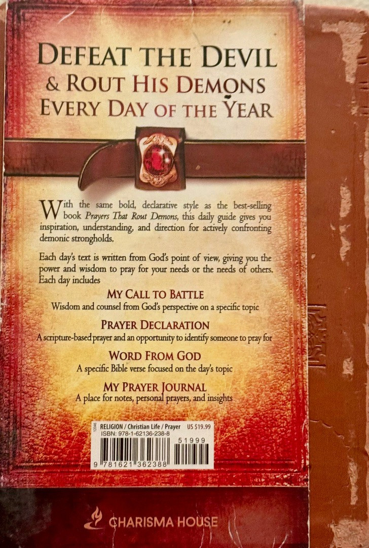 Daily Declarations for Spiritual Warfare, with Prayer Journal. Collectible book