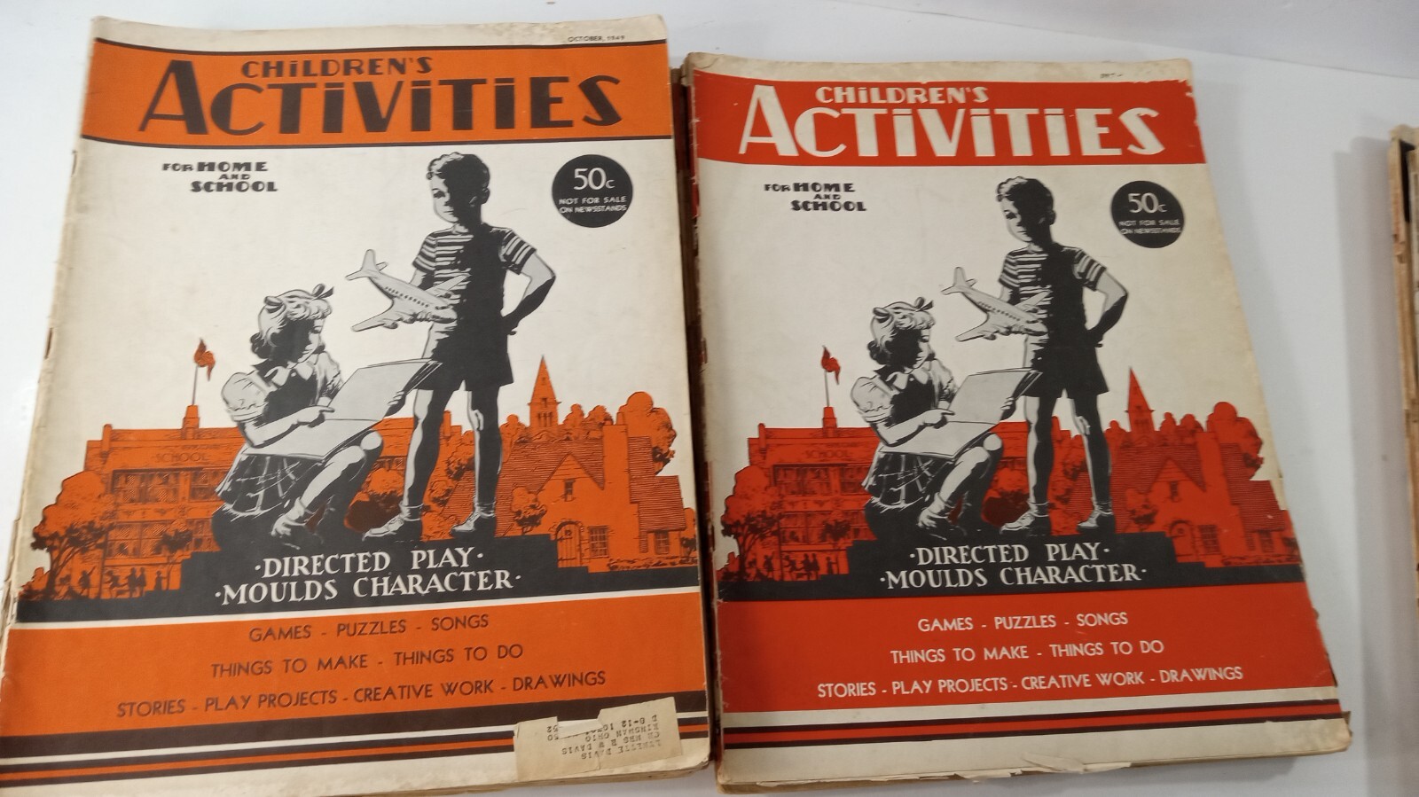 1930s-50s Children’s Activities Magazine Lot of 19 + 1957 Boys’ Life