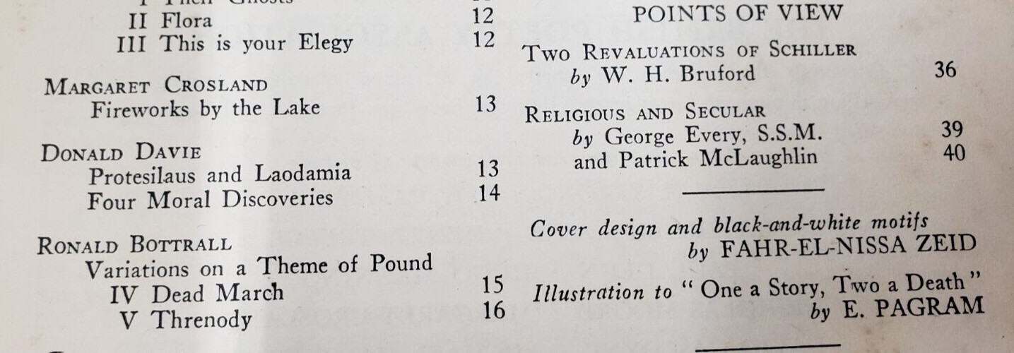 RARE, 1951 HAROLD PINTER POEM in “Poetry London” Magazine, THIRD PUBLISHED WORK