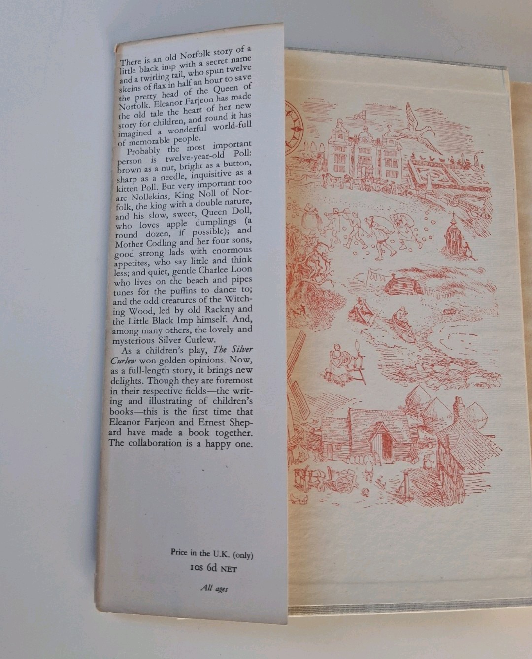 The Silver Curlew 1953 Eleanor Farjeon, 1st Ed, illustrated by Ernest H Shepard