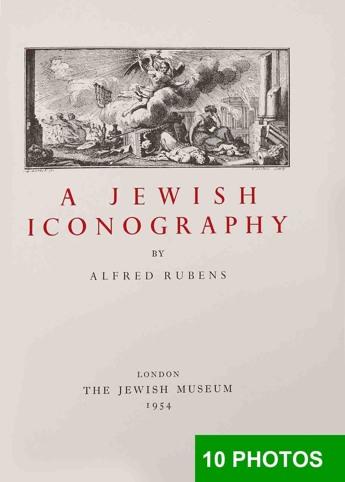 1954 A Jewish Iconography by Alfred Rubens Vellum Binding Illustrated 500 copies