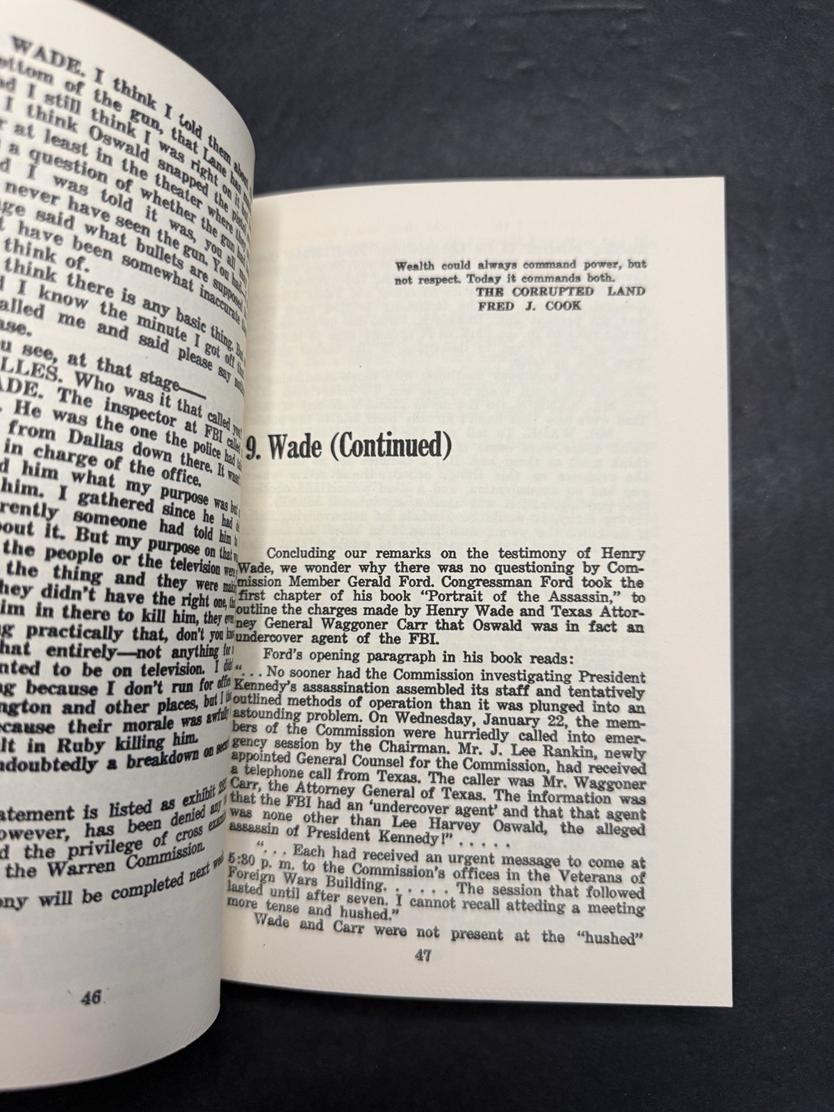 Forgive My Grief Penn Jones Jr. (Volume 1, Trade Paperback, 1966) First Printing