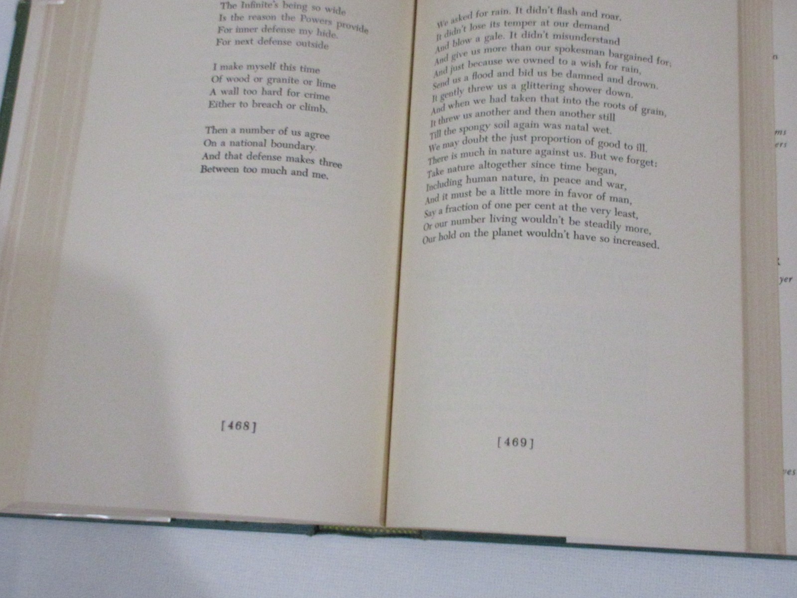 Complete Poems of Robert Frost HC with Dust Jacket J.D.&Alice Jane Hayes 1964