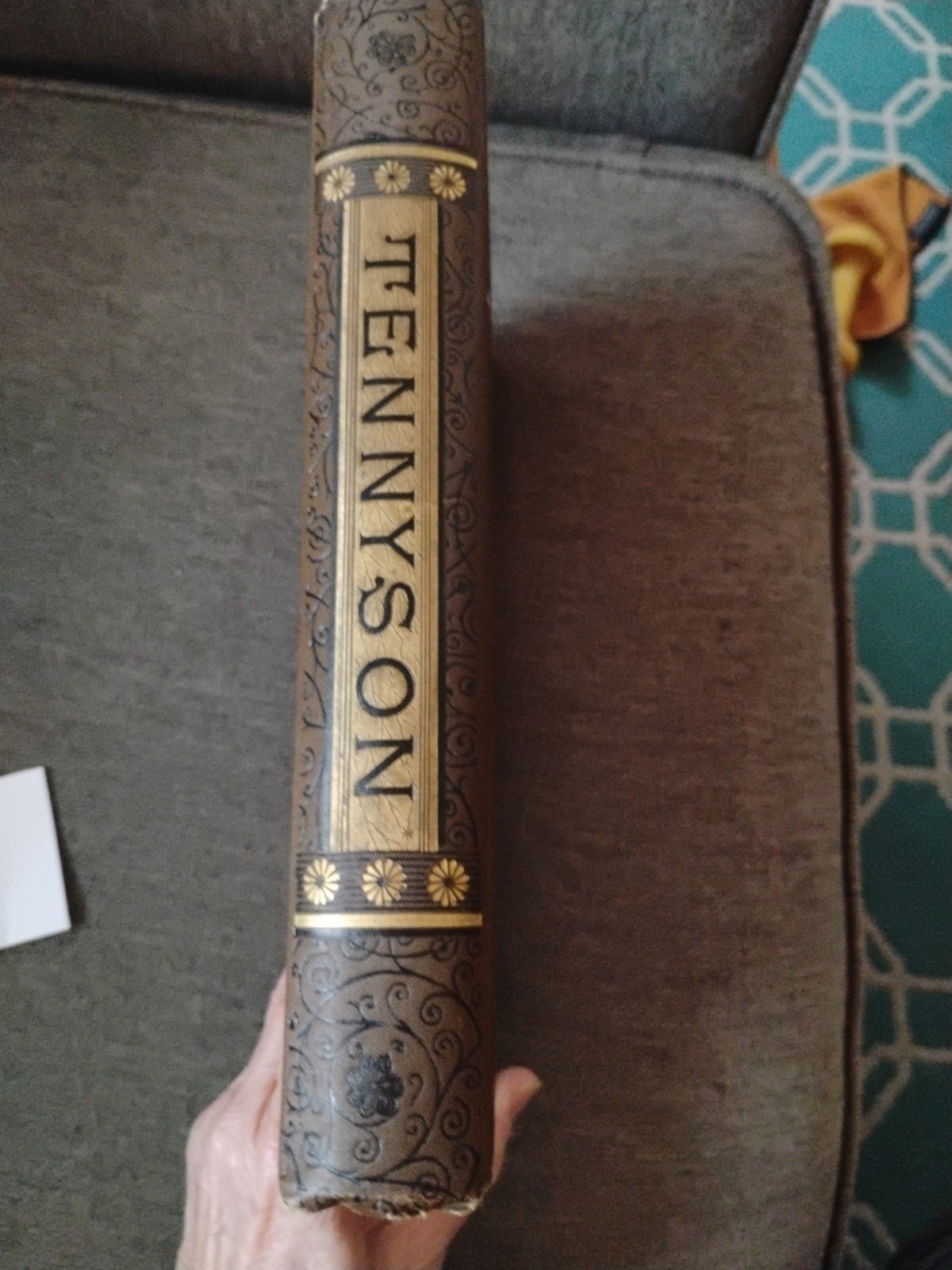 1885 Poetical Works Of Alfred Lord Tennyson Illus. Complete EdItion 10 X 6.5