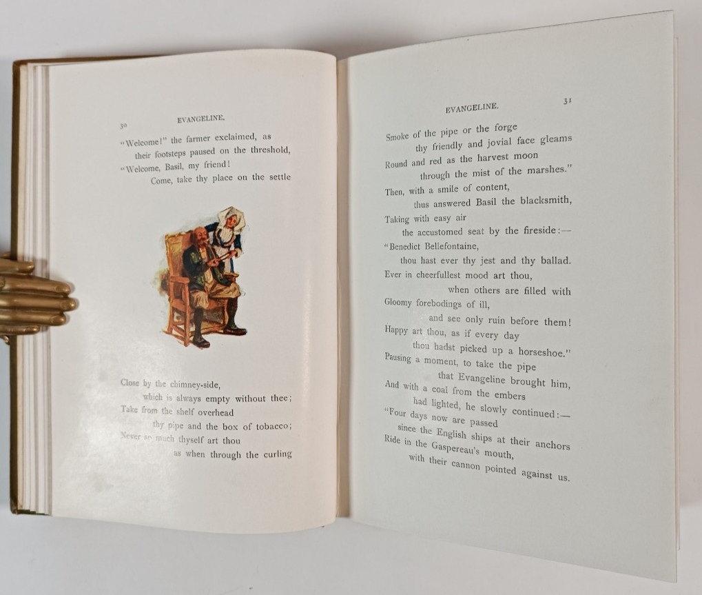 Evangeline by Longfellow. Illustrated by Arthur Dixon. Good Conduct Prize 1912