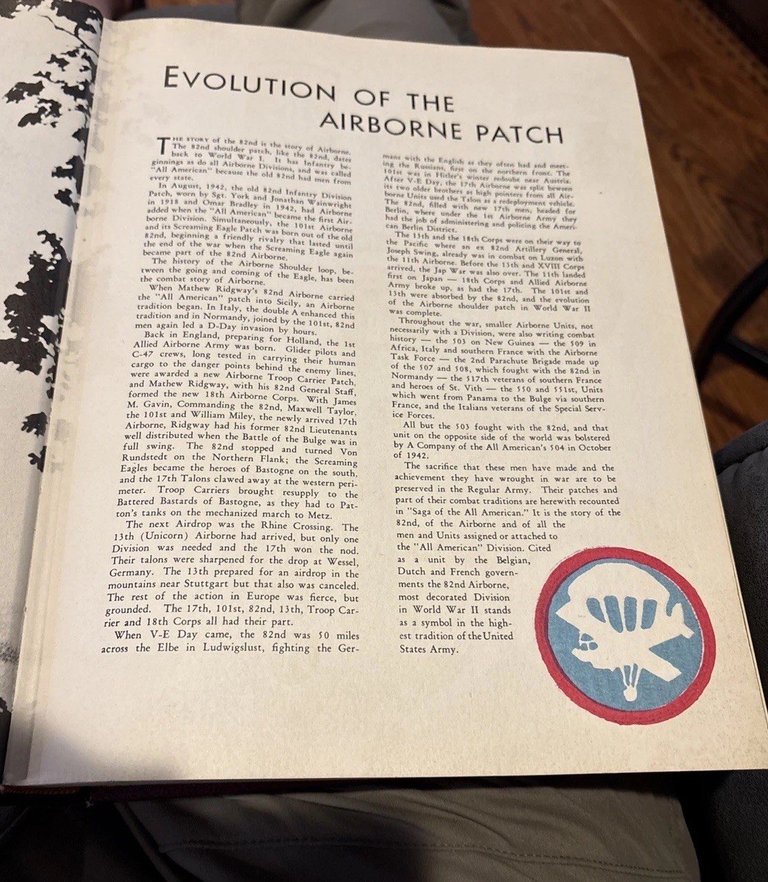 1st Edition Saga of the All American – 82nd Division Unit History WWI WWII