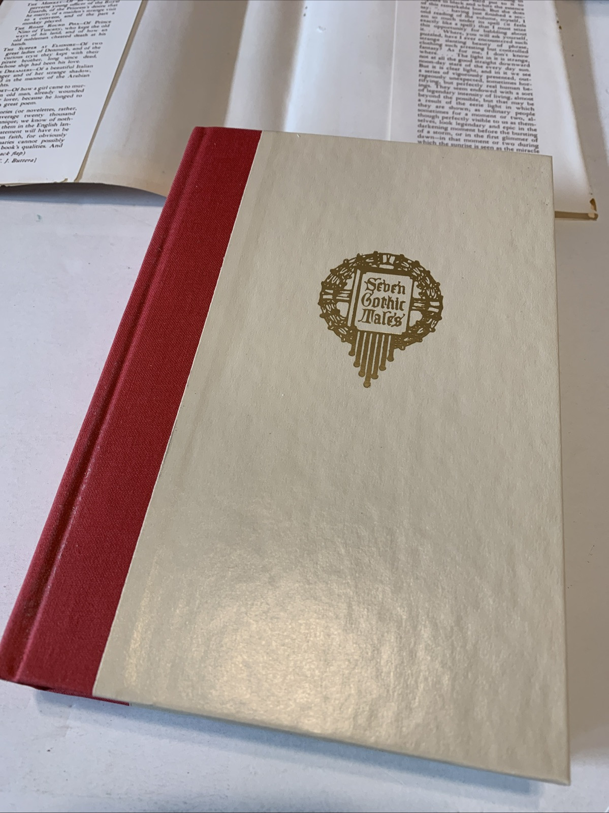 Isak Dinesen’s Seven Gothic Tales – 1934 – 1st Edition Antique Hardcover w/ DJ