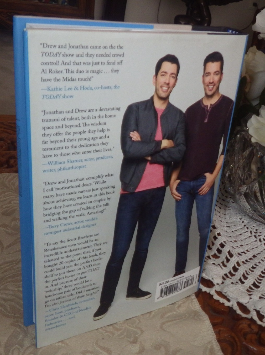 JONATHAN & DREW SCOTT Signed! IT TAKES TWO OUR STORY HGTV Property Brothers NEW
