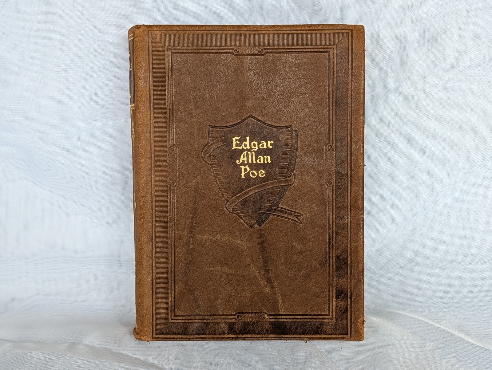 The Works of Edgar Allan Poe in One Volume, 1927, Walter J. Black, Leather Bound