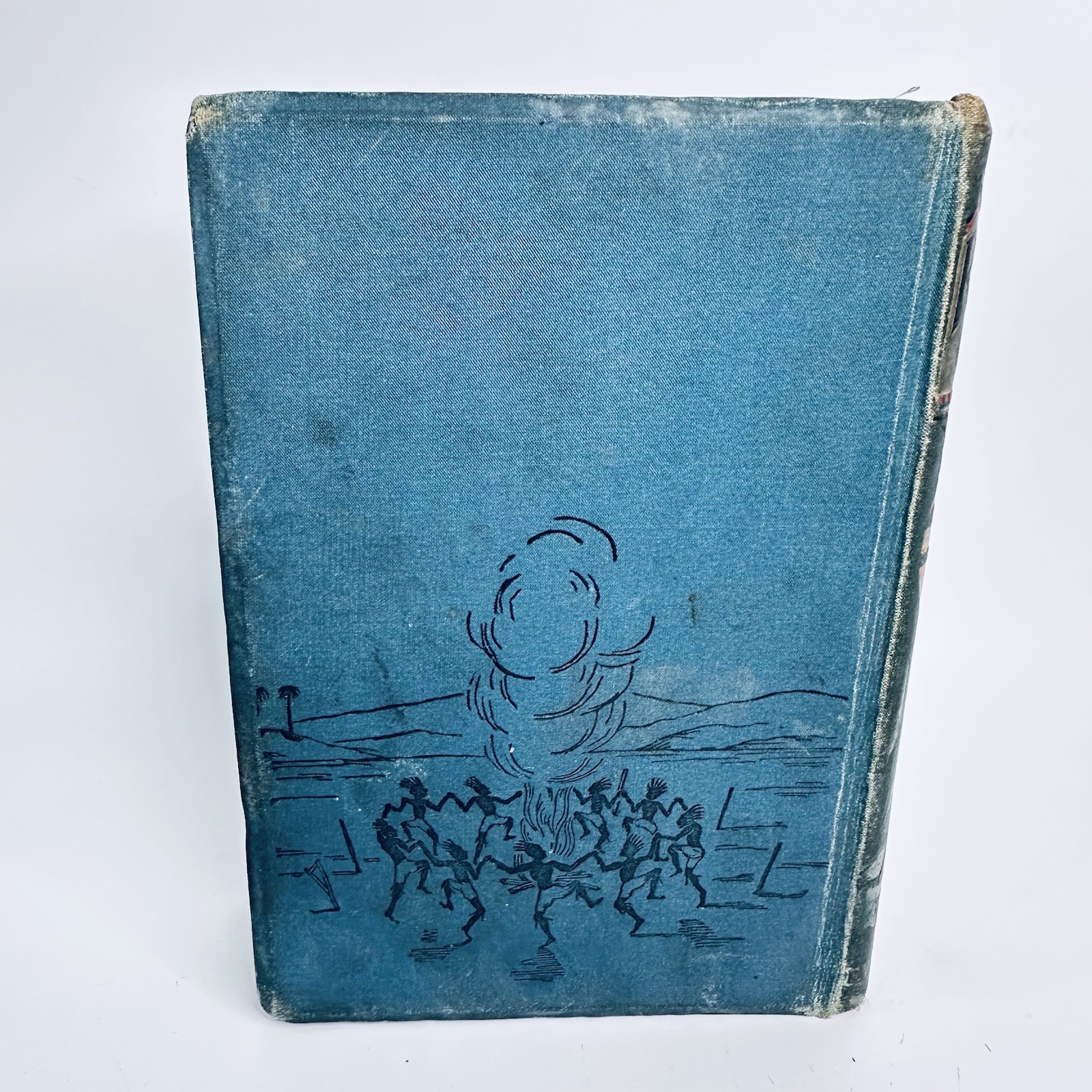 Antique Robinson Crusoe Book Frederick Warne Illustrated Victorian Edition