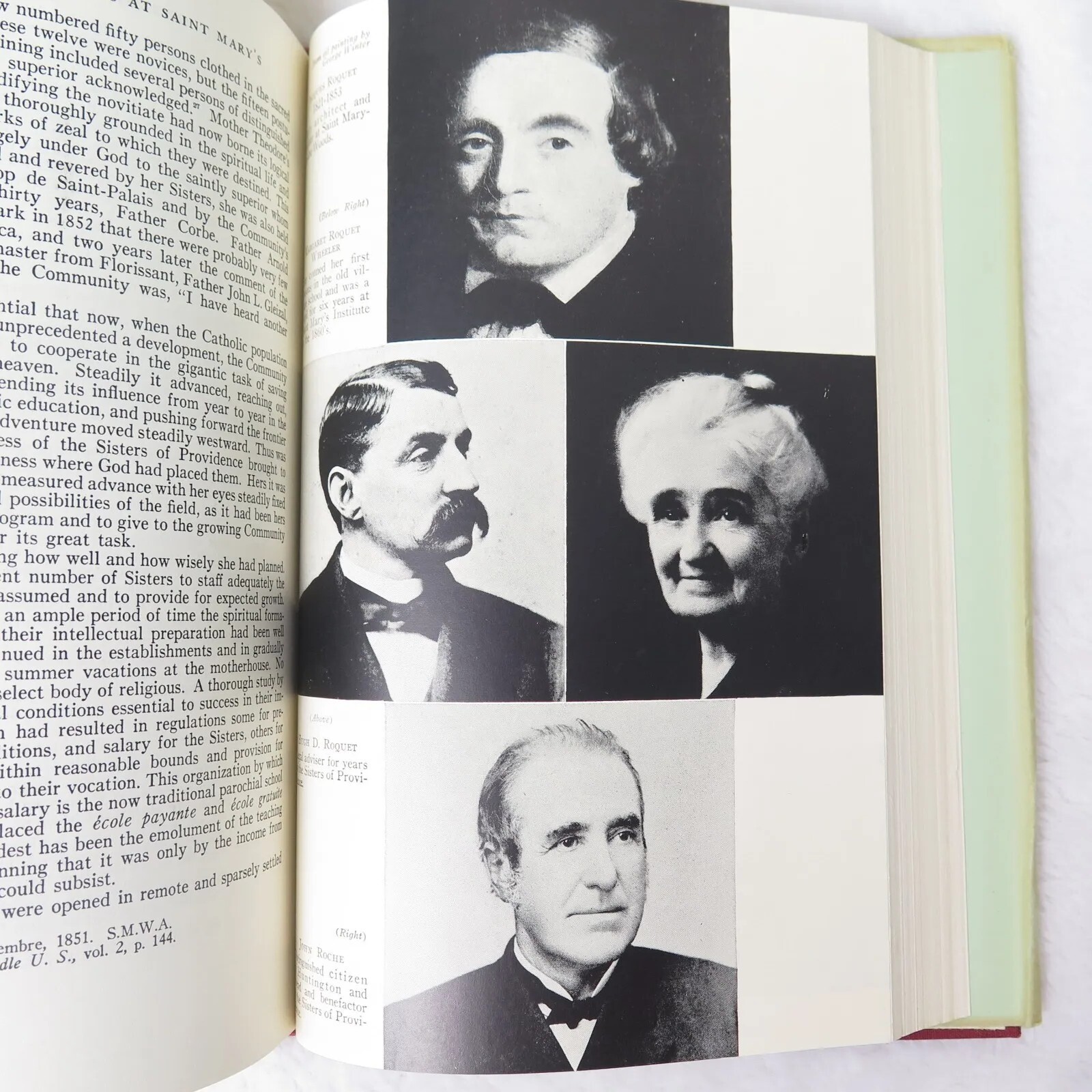 1949 History of the Sisters of Providence Saint Mary-of-the-Woods Vol 1 IN Book