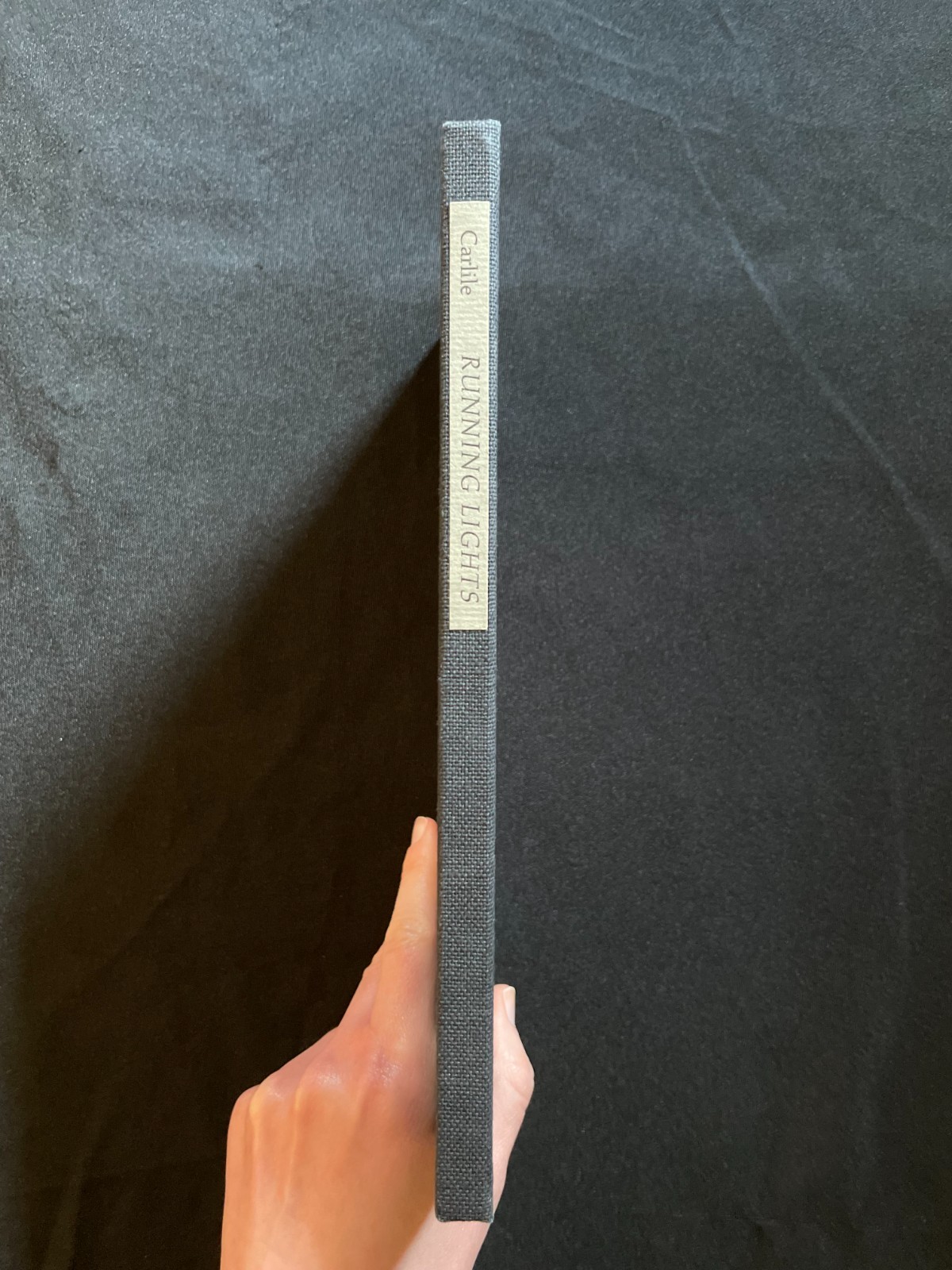 Small Poetry Press – Ltd. Numbered Ed SIGNED “Running Lights” (Hardcover) 1981